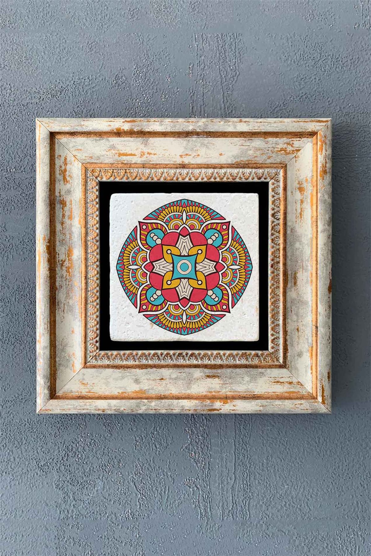 OSCAR STONE DECOR TEKLİ ÇERÇEVELİ DOĞALTAŞ DUVAR DEKORU / CDD1-40-1280 (WALL DECOR)
