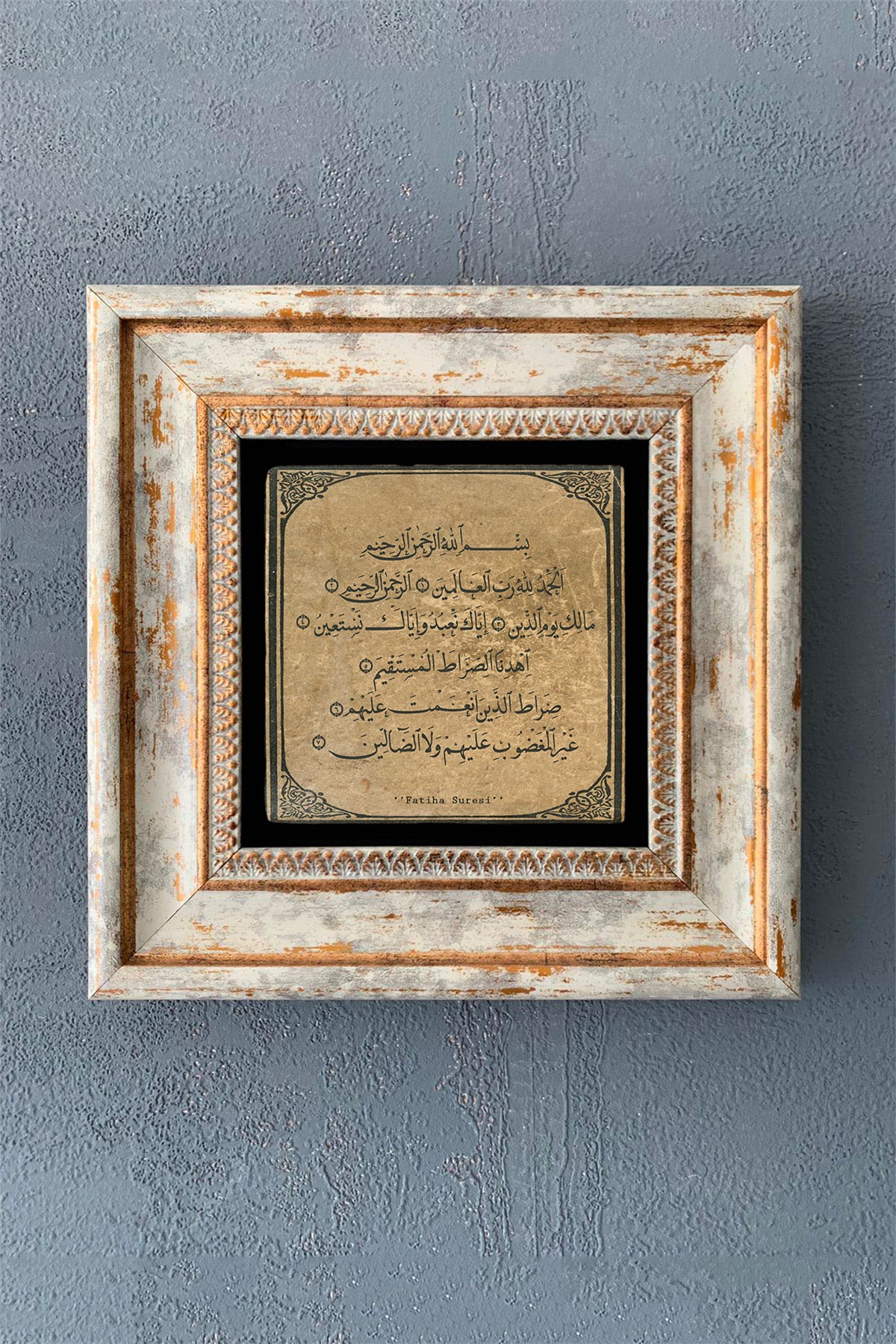 OSCAR STONE DECOR TEKLİ ÇERÇEVELİ DOĞALTAŞ DUVAR DEKORU / CDD1-40-1143 (WALL DECOR)