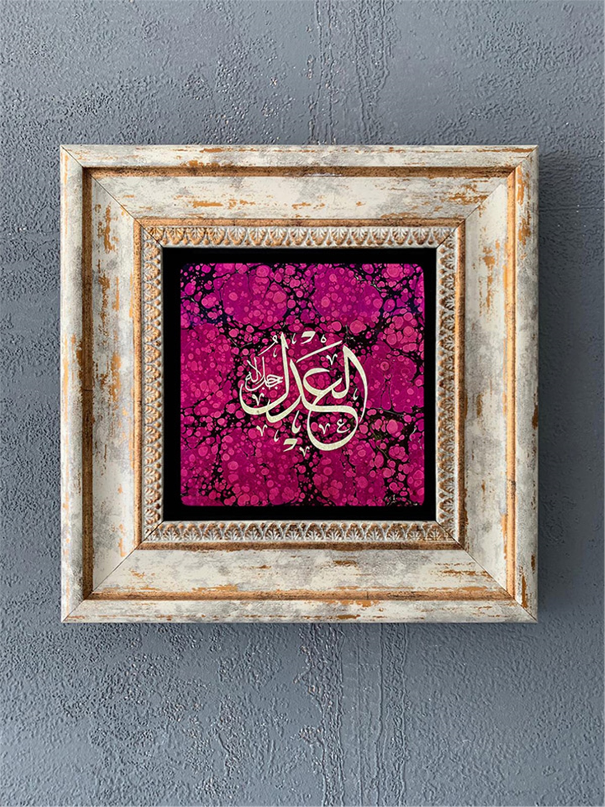 OSCAR STONE DECOR TEKLİ ÇERÇEVELİ DOĞALTAŞ DUVAR DEKORU / CDD1-40-486 (WALL DECOR)