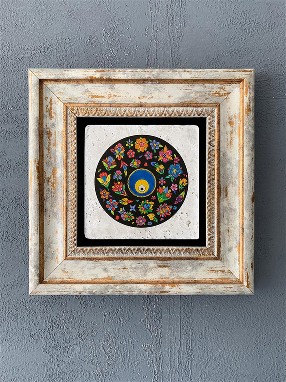 OSCAR STONE DECOR TEKLİ ÇERÇEVELİ DOĞALTAŞ DUVAR DEKORU / CDD1-40-501 (WALL DECOR)