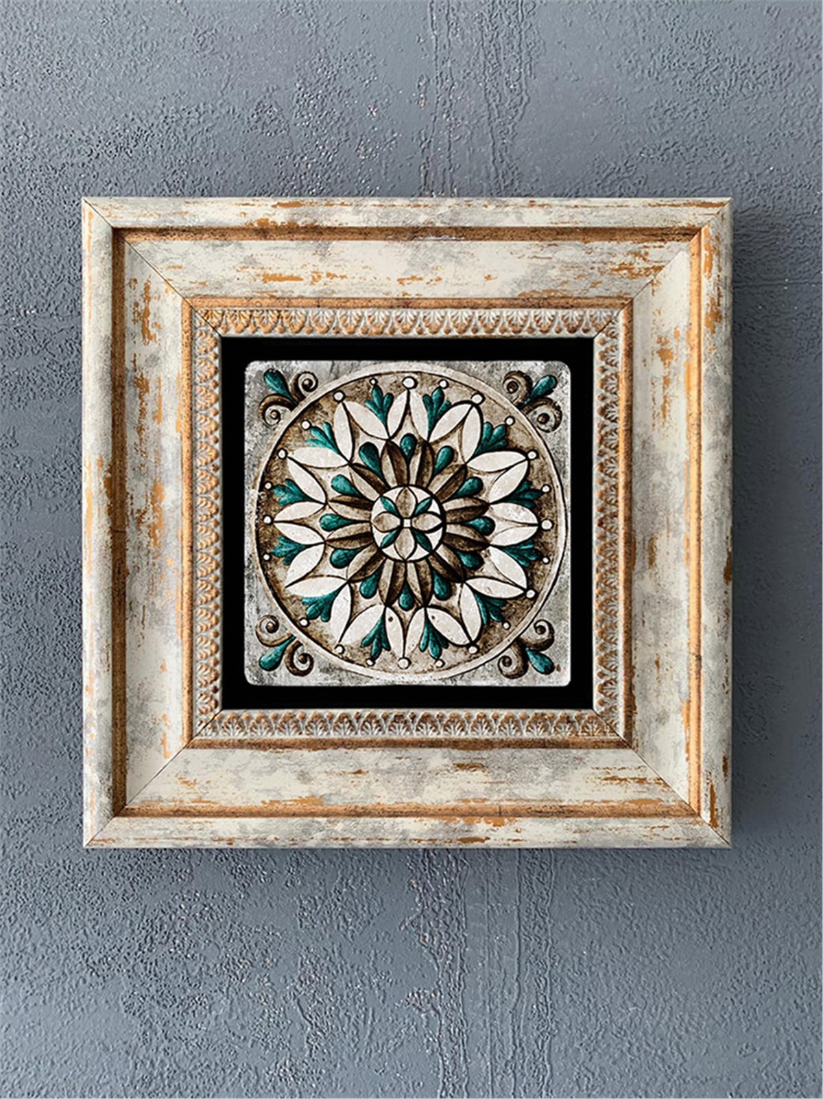OSCAR STONE DECOR TEKLİ ÇERÇEVELİ DOĞALTAŞ DUVAR DEKORU / CDD1-40-223 (WALL DECOR)