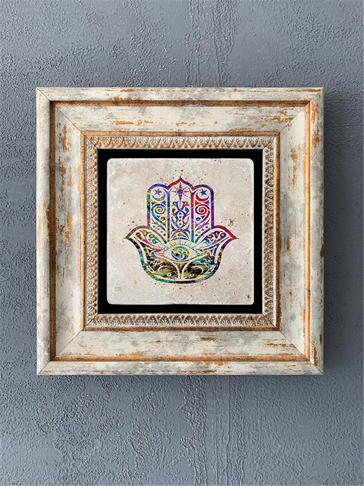 OSCAR STONE DECOR TEKLİ ÇERÇEVELİ DOĞALTAŞ DUVAR DEKORU / CDD1-40-119 (WALL DECOR)