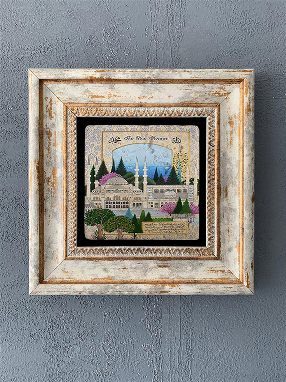 OSCAR STONE DECOR TEKLİ ÇERÇEVELİ DOĞALTAŞ DUVAR DEKORU / CDD1-40-046 (WALL DECOR)