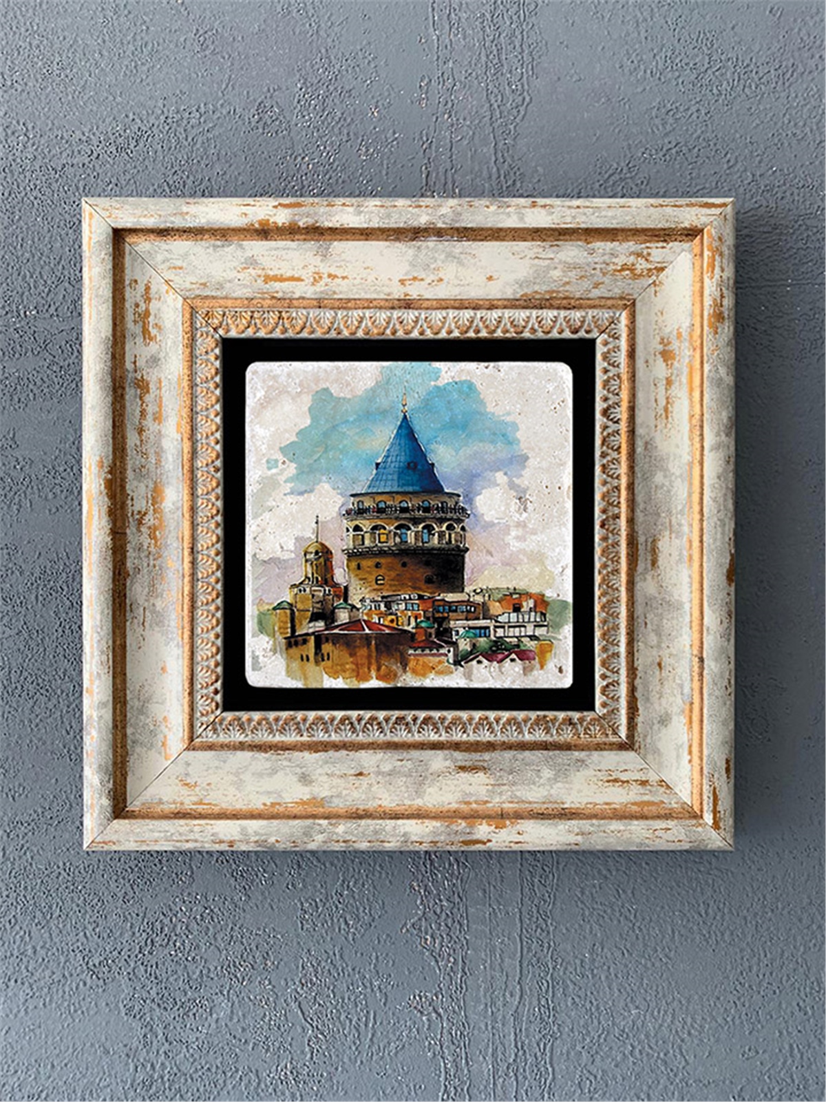 OSCAR STONE DECOR TEKLİ ÇERÇEVELİ DOĞALTAŞ DUVAR DEKORU / CDD1-40-043 (WALL DECOR)