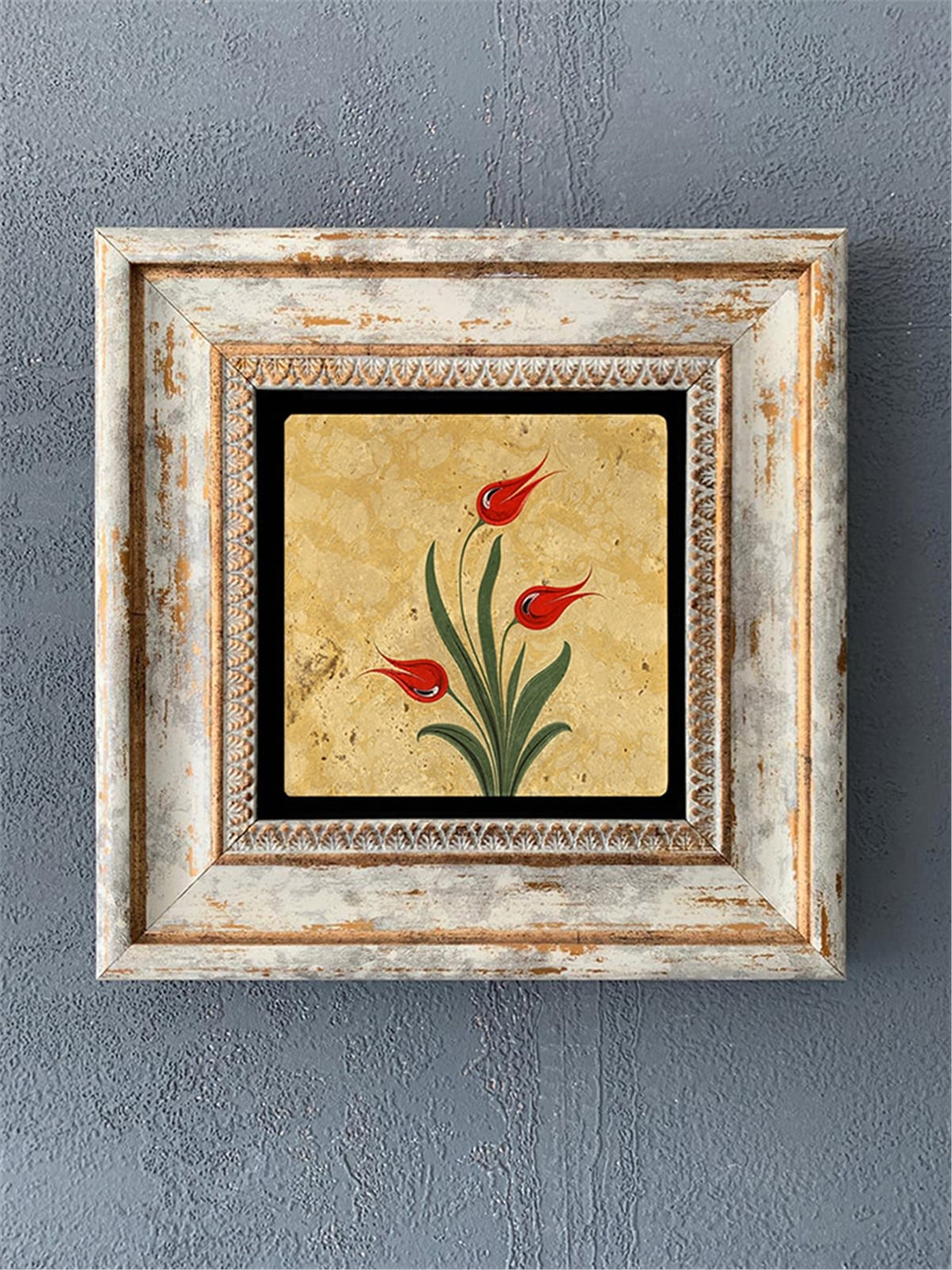 OSCAR STONE DECOR TEKLİ ÇERÇEVELİ DOĞALTAŞ DUVAR DEKORU / CDD1-40-488 (WALL DECOR)