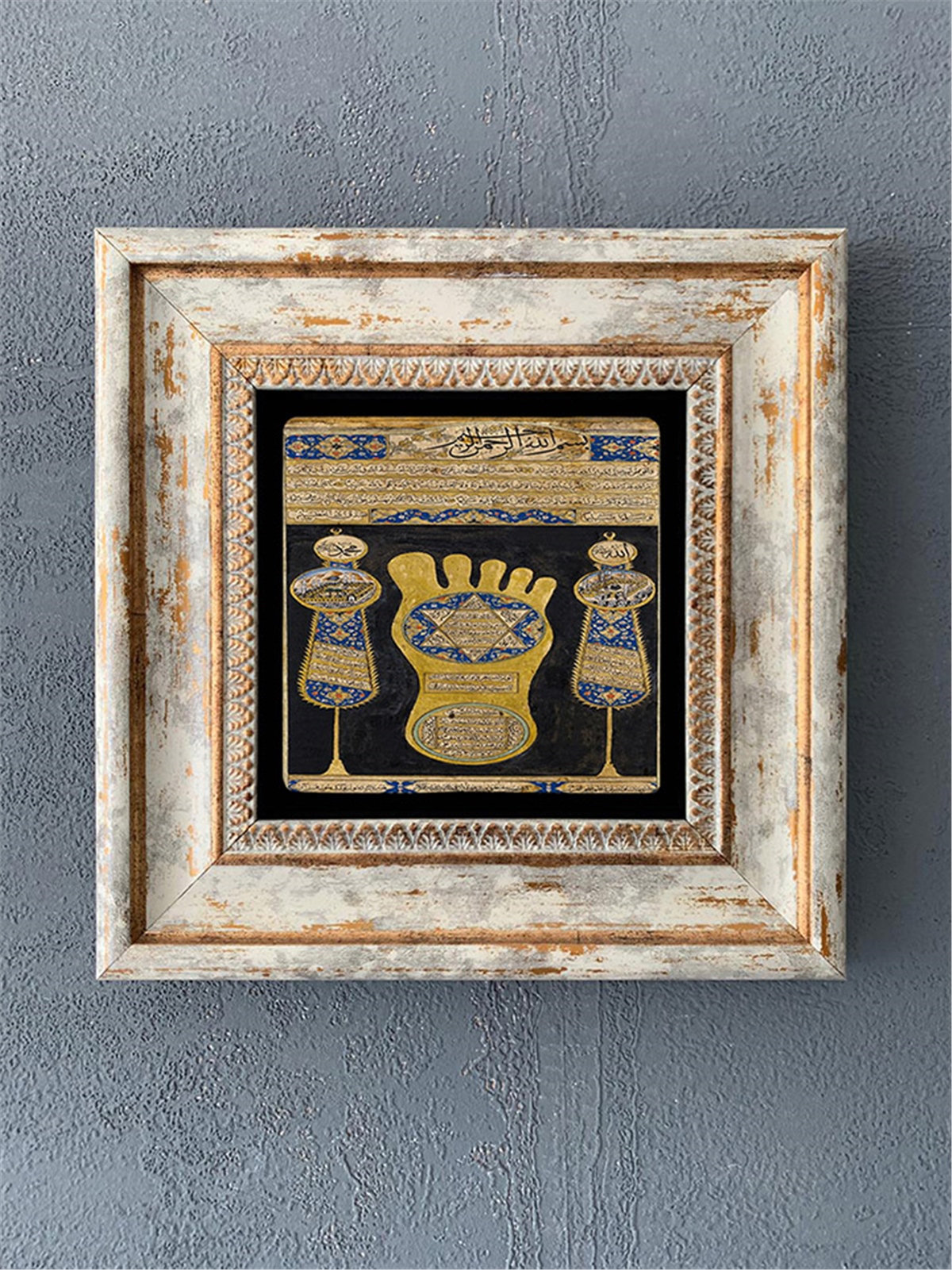 OSCAR STONE DECOR TEKLİ ÇERÇEVELİ DOĞALTAŞ DUVAR DEKORU / CDD1-40-533 (WALL DECOR)
