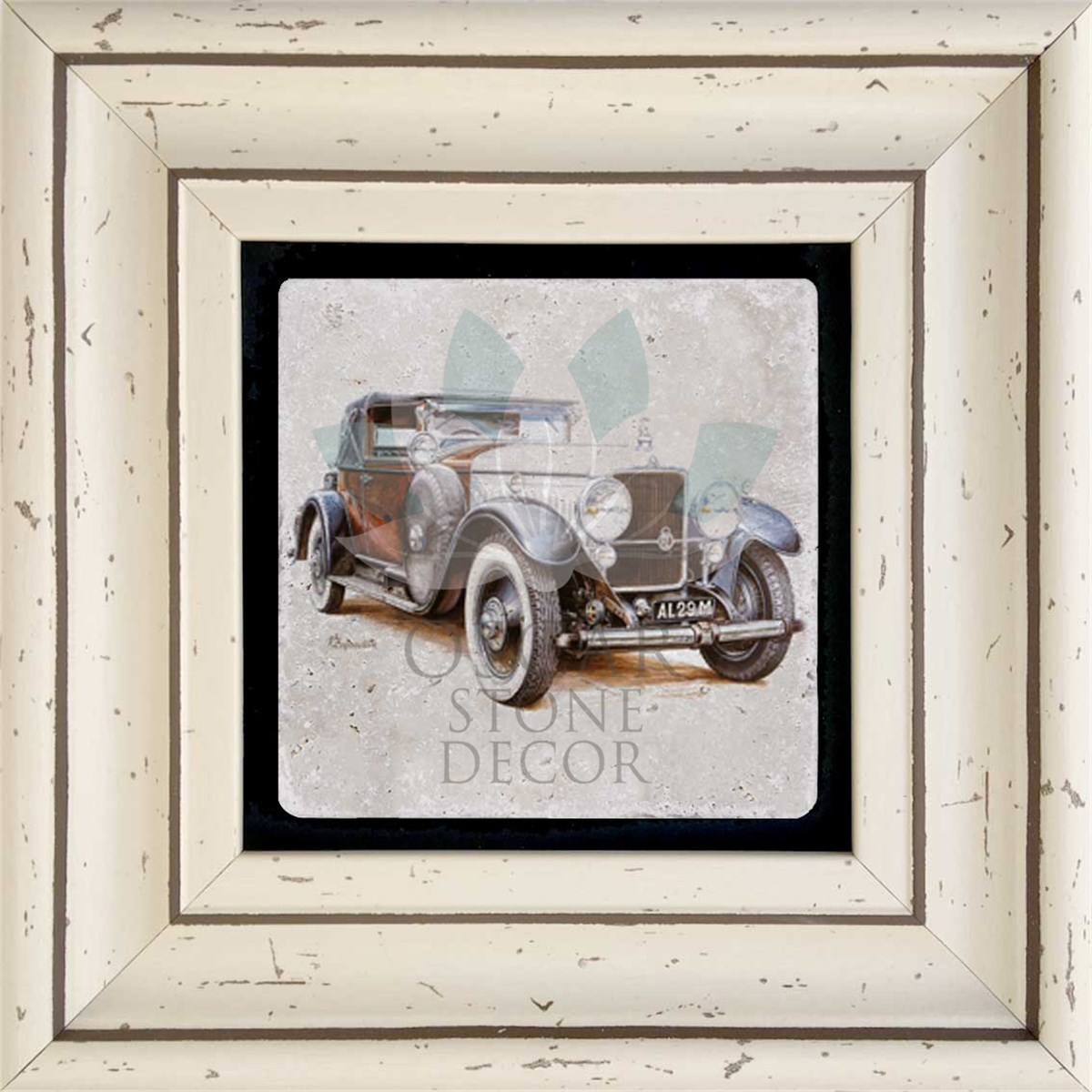 OSCAR STONE DECOR TEKLİ ÇERÇEVELİ DOĞALTAŞ DUVAR DEKORU / CDD-30-040 (WALL DECOR)
