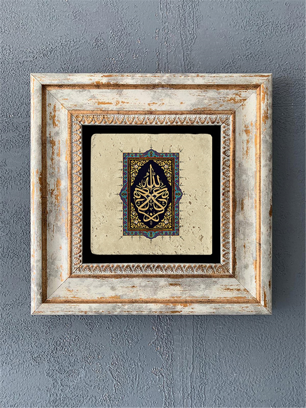 OSCAR STONE DECOR TEKLİ ÇERÇEVELİ DOĞALTAŞ DUVAR DEKORU / CDD1-40-447 (WALL DECOR)