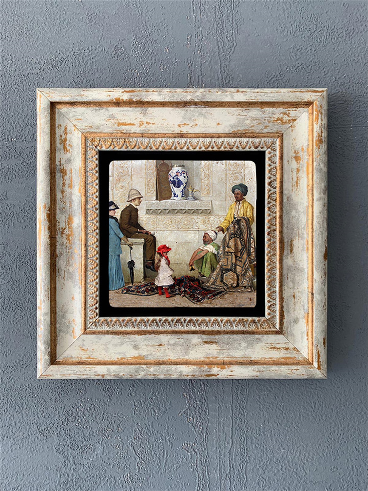 OSCAR STONE DECOR TEKLİ ÇERÇEVELİ DOĞALTAŞ DUVAR DEKORU / CDD1-40-179 (WALL DECOR)