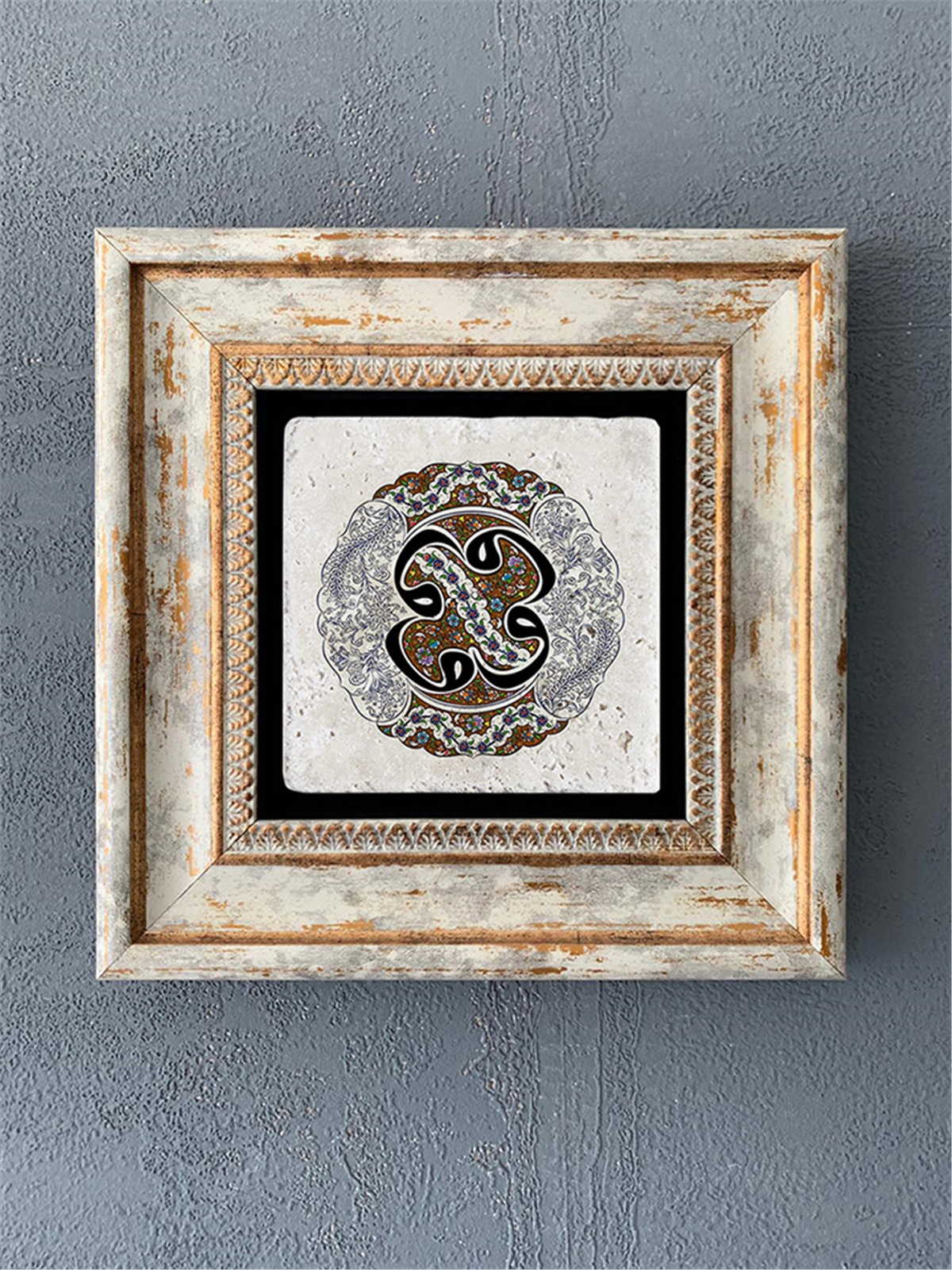 OSCAR STONE DECOR TEKLİ ÇERÇEVELİ DOĞALTAŞ DUVAR DEKORU / CDD1-40-419 (WALL DECOR)