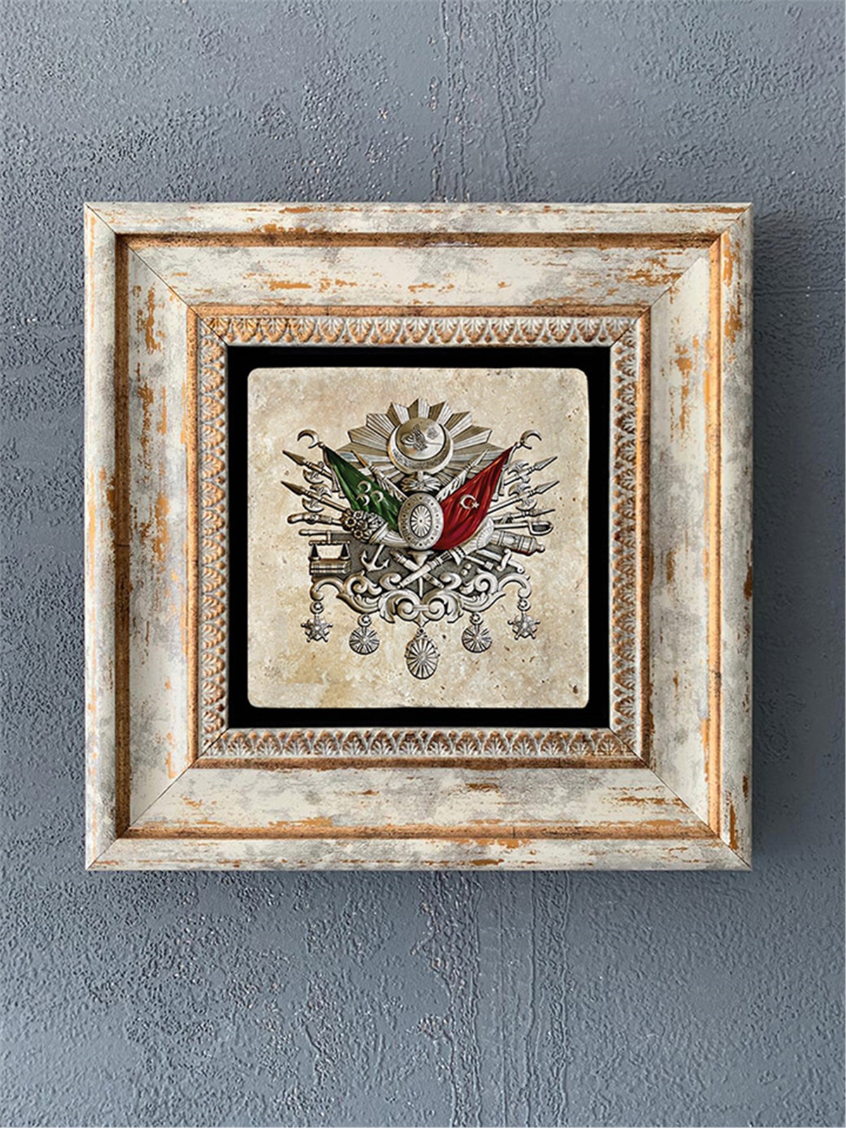 OSCAR STONE DECOR TEKLİ ÇERÇEVELİ DOĞALTAŞ DUVAR DEKORU / CDD1-40-164 (WALL DECOR)