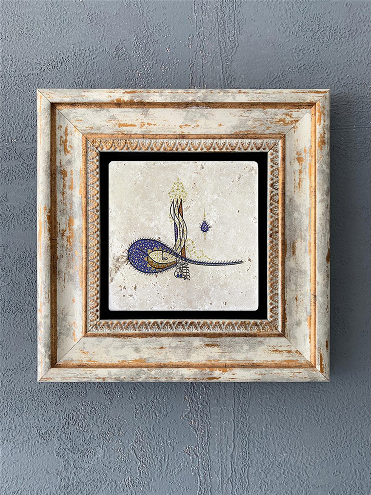 OSCAR STONE DECOR TEKLİ ÇERÇEVELİ DOĞALTAŞ DUVAR DEKORU / CDD1-40-138 (WALL DECOR)