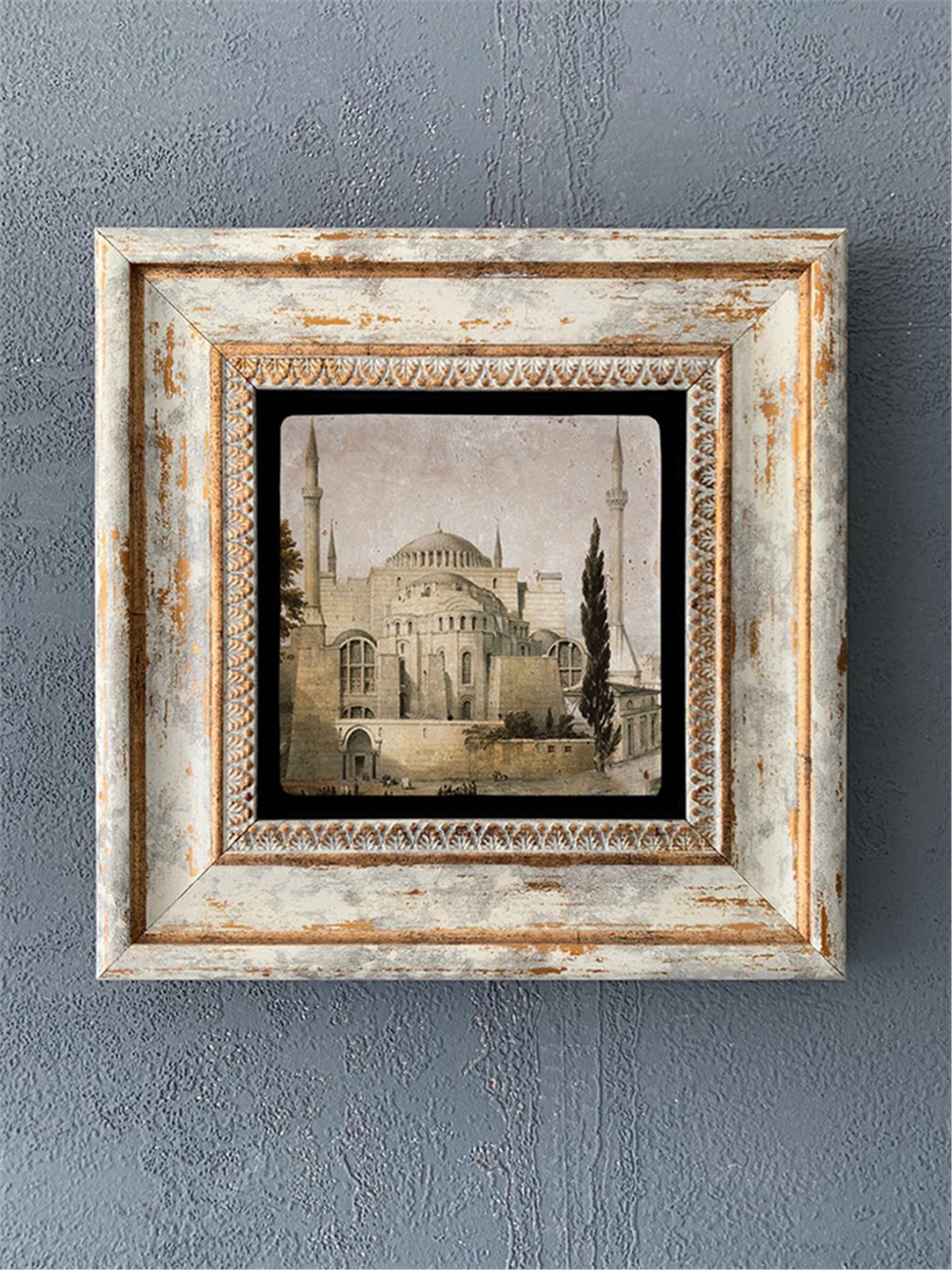 OSCAR STONE DECOR TEKLİ ÇERÇEVELİ DOĞALTAŞ DUVAR DEKORU / CDD1-40-013 (WALL DECOR)