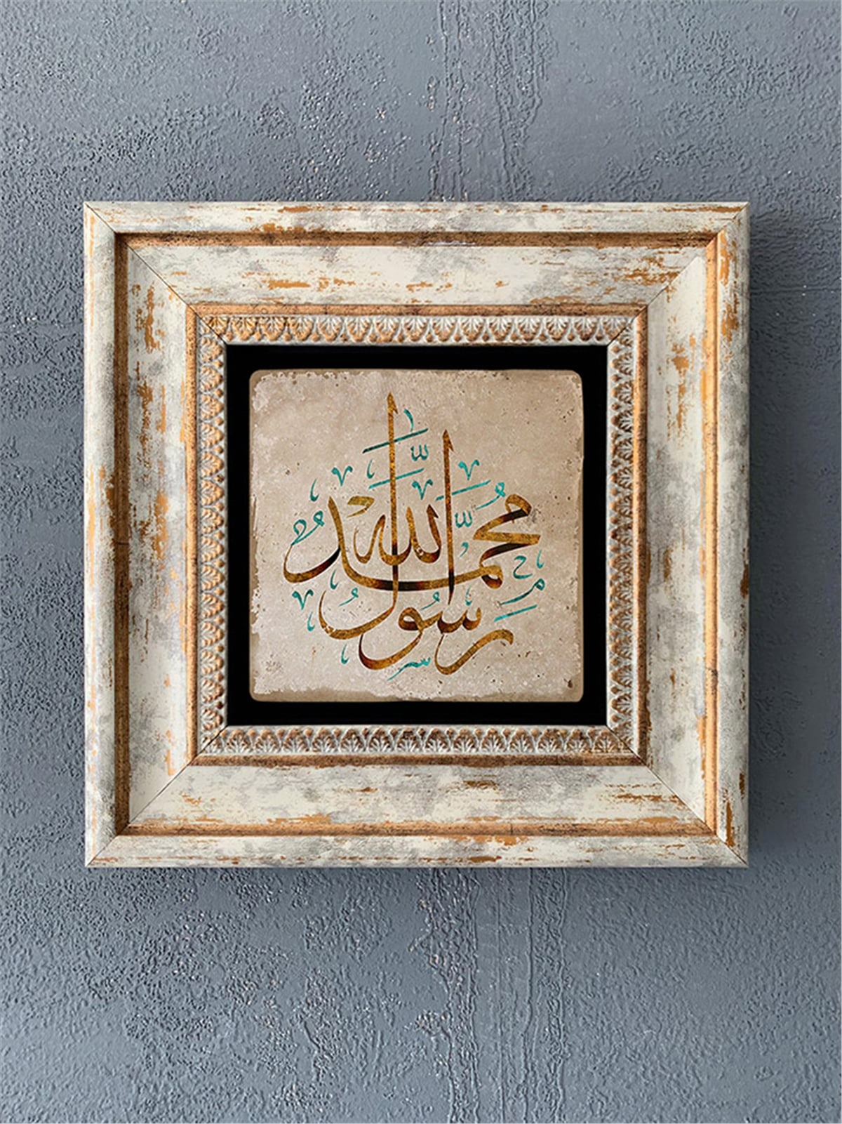 OSCAR STONE DECOR TEKLİ ÇERÇEVELİ DOĞALTAŞ DUVAR DEKORU / CDD1-40-348 (WALL DECOR)