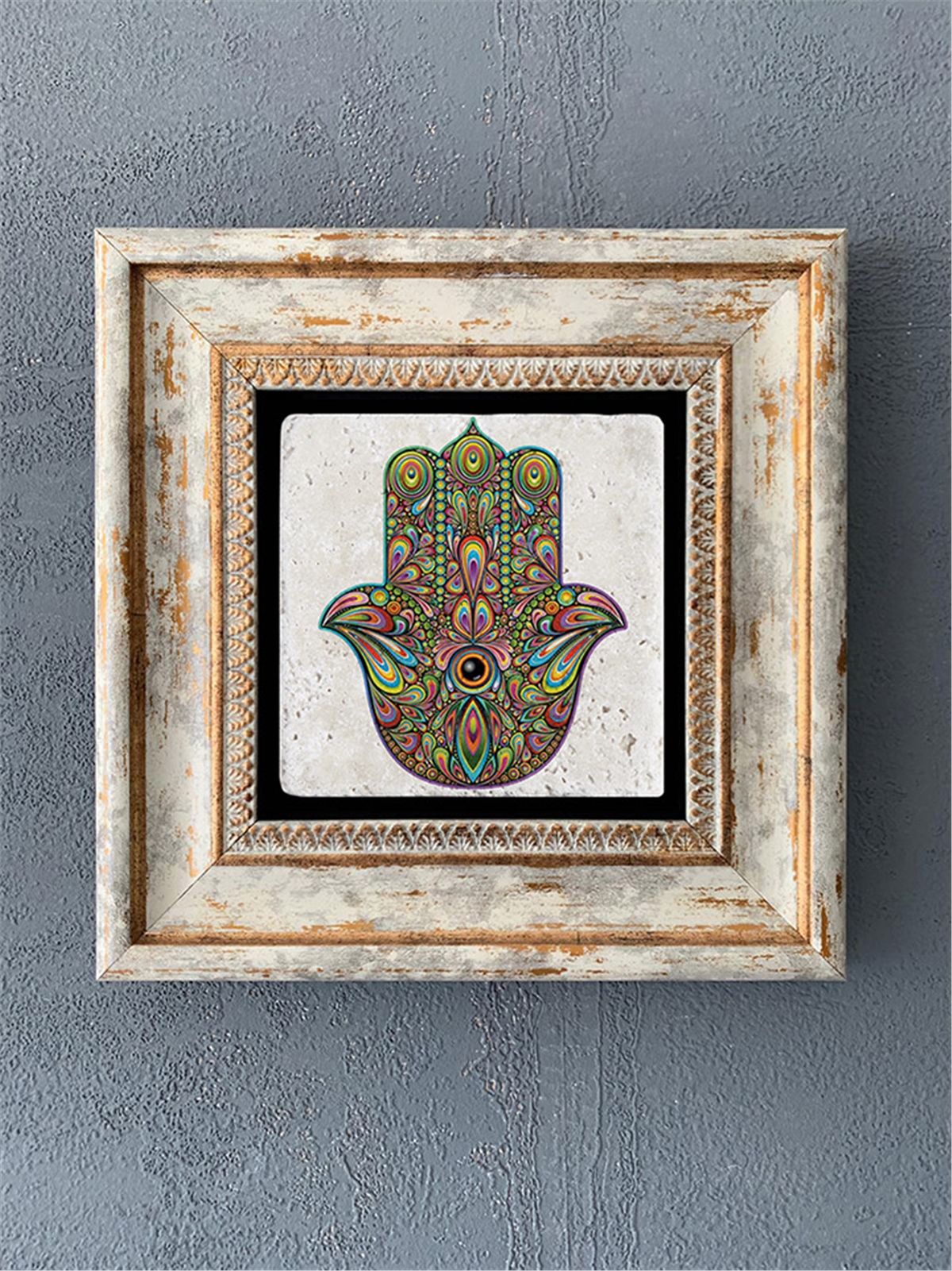 OSCAR STONE DECOR TEKLİ ÇERÇEVELİ DOĞALTAŞ DUVAR DEKORU / CDD1-40-121 (WALL DECOR)