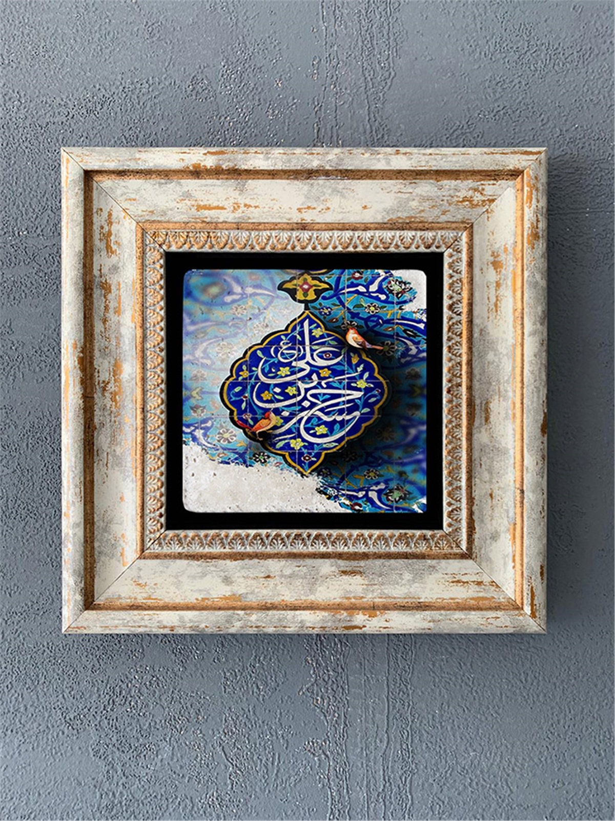 OSCAR STONE DECOR TEKLİ ÇERÇEVELİ DOĞALTAŞ DUVAR DEKORU / CDD1-40-293 (WALL DECOR)