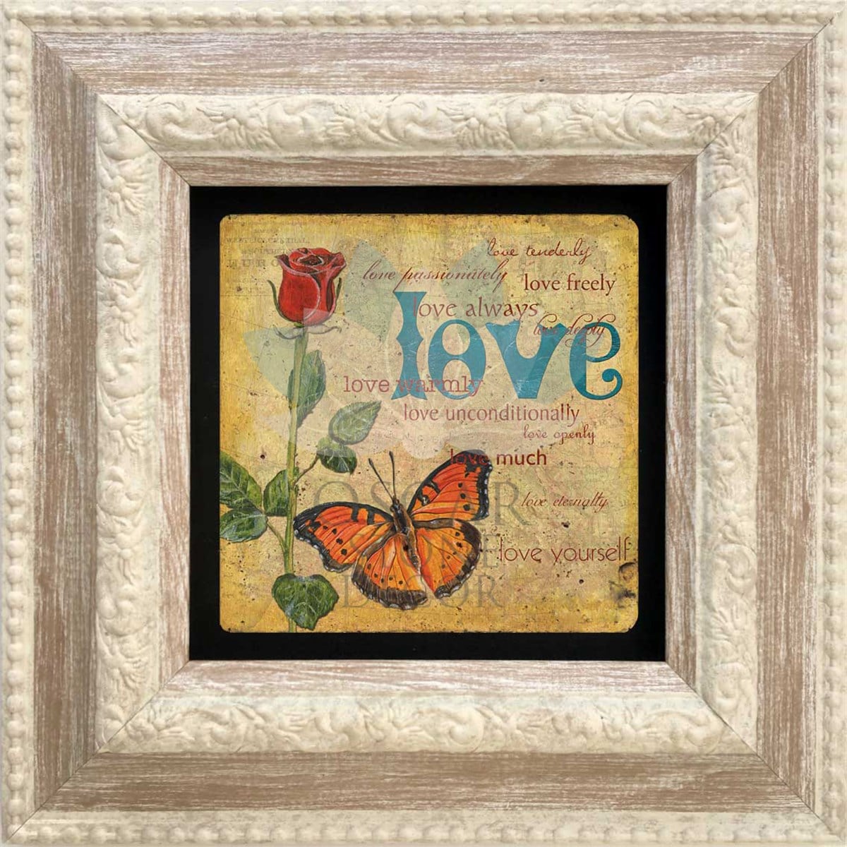 OSCAR STONE DECOR TEKLİ ÇERÇEVELİ DOĞALTAŞ DUVAR DEKORU / CDD-20-010 (WALL DECOR)