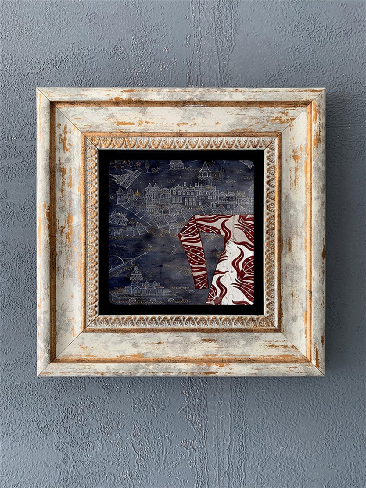 OSCAR STONE DECOR TEKLİ ÇERÇEVELİ DOĞALTAŞ DUVAR DEKORU / CDD1-40-167 (WALL DECOR)