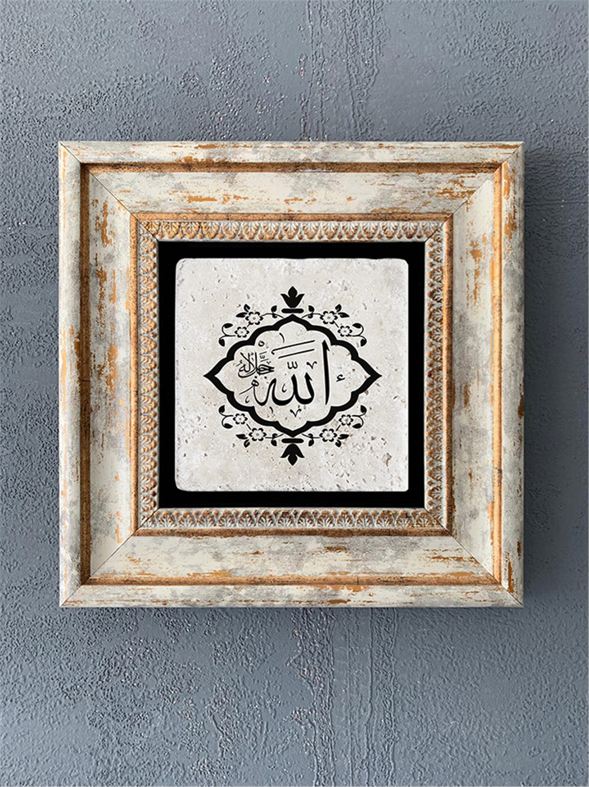 OSCAR STONE DECOR TEKLİ ÇERÇEVELİ DOĞALTAŞ DUVAR DEKORU / CDD1-40-367 (WALL DECOR)