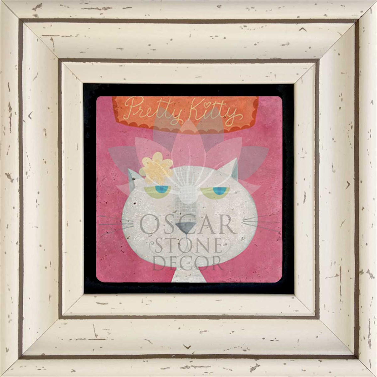 OSCAR STONE DECOR TEKLİ ÇERÇEVELİ DOĞALTAŞ DUVAR DEKORU / CDD-30-050 (WALL DECOR)