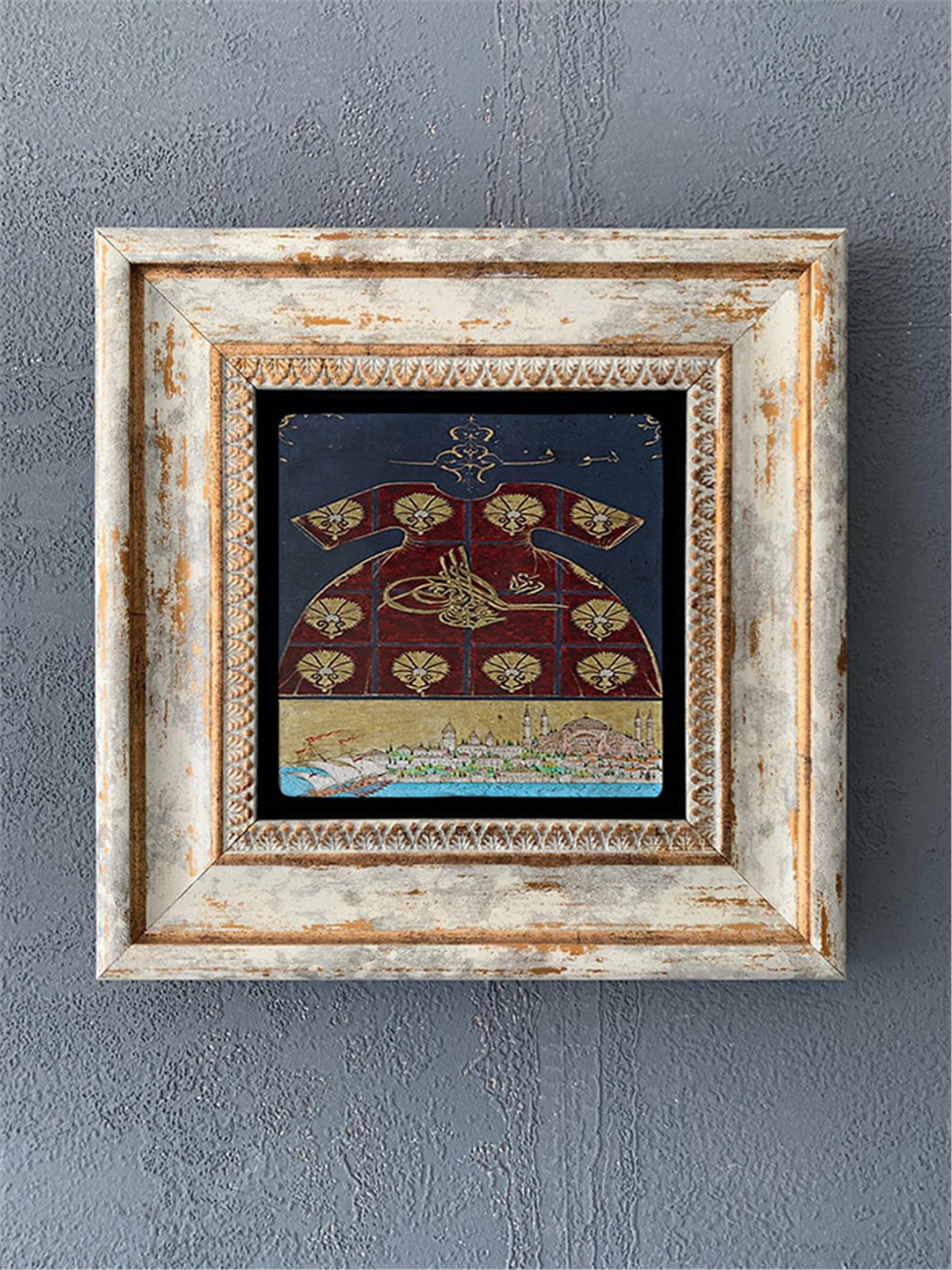 OSCAR STONE DECOR TEKLİ ÇERÇEVELİ DOĞALTAŞ DUVAR DEKORU / CDD1-40-168 (WALL DECOR)