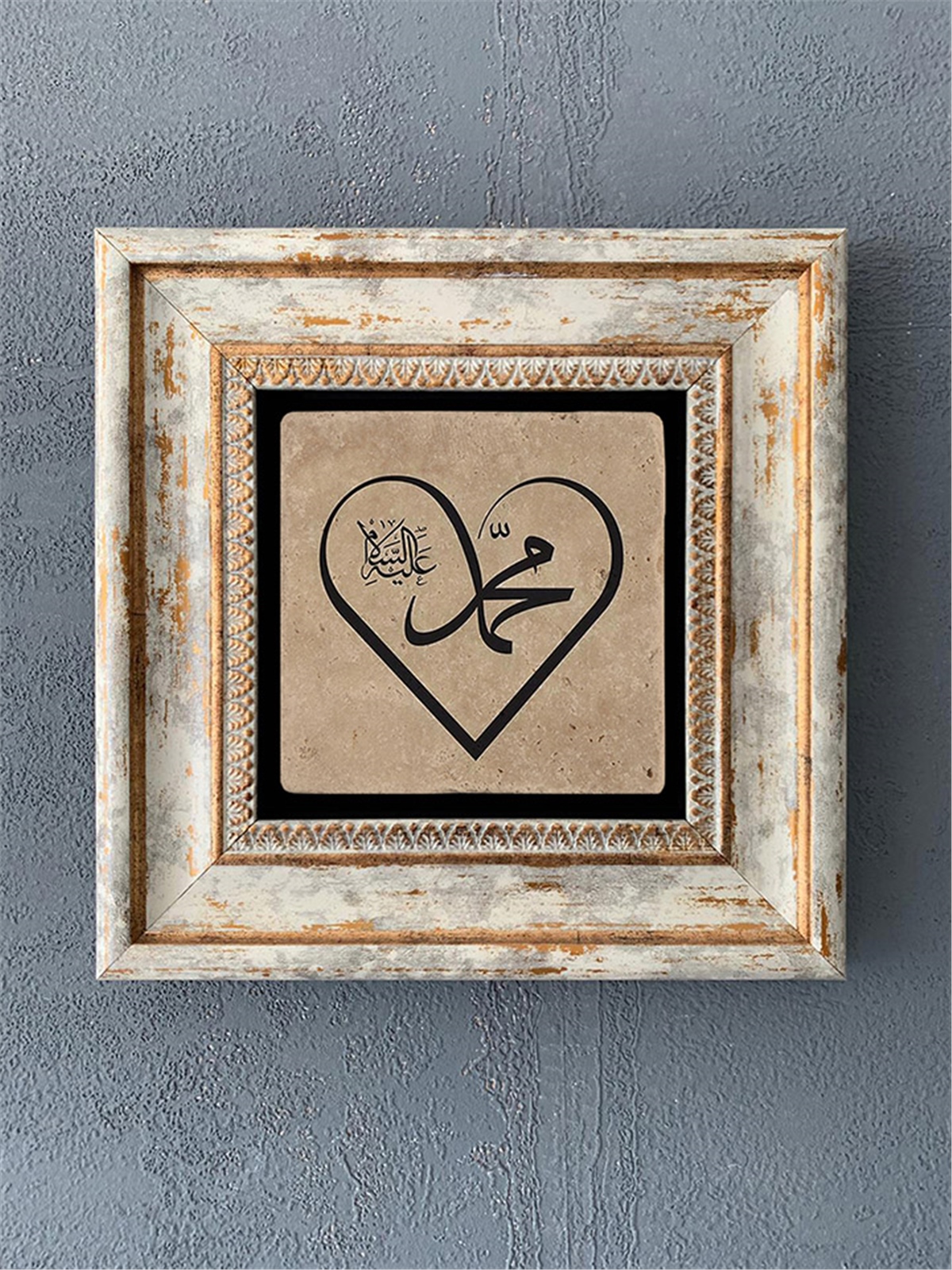 OSCAR STONE DECOR TEKLİ ÇERÇEVELİ DOĞALTAŞ DUVAR DEKORU / CDD1-40-368 (WALL DECOR)