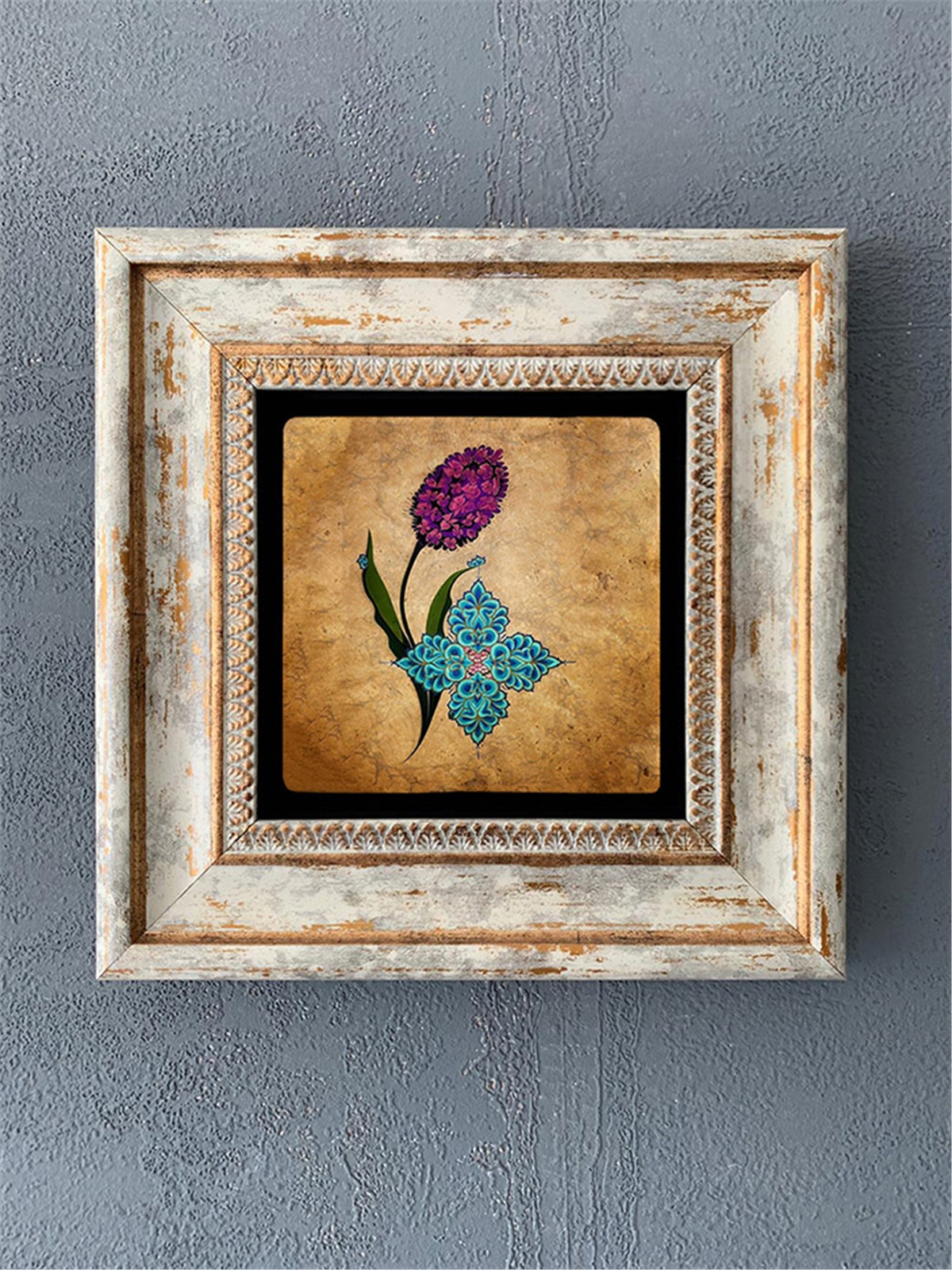 OSCAR STONE DECOR TEKLİ ÇERÇEVELİ DOĞALTAŞ DUVAR DEKORU / CDD1-40-491 (WALL DECOR)