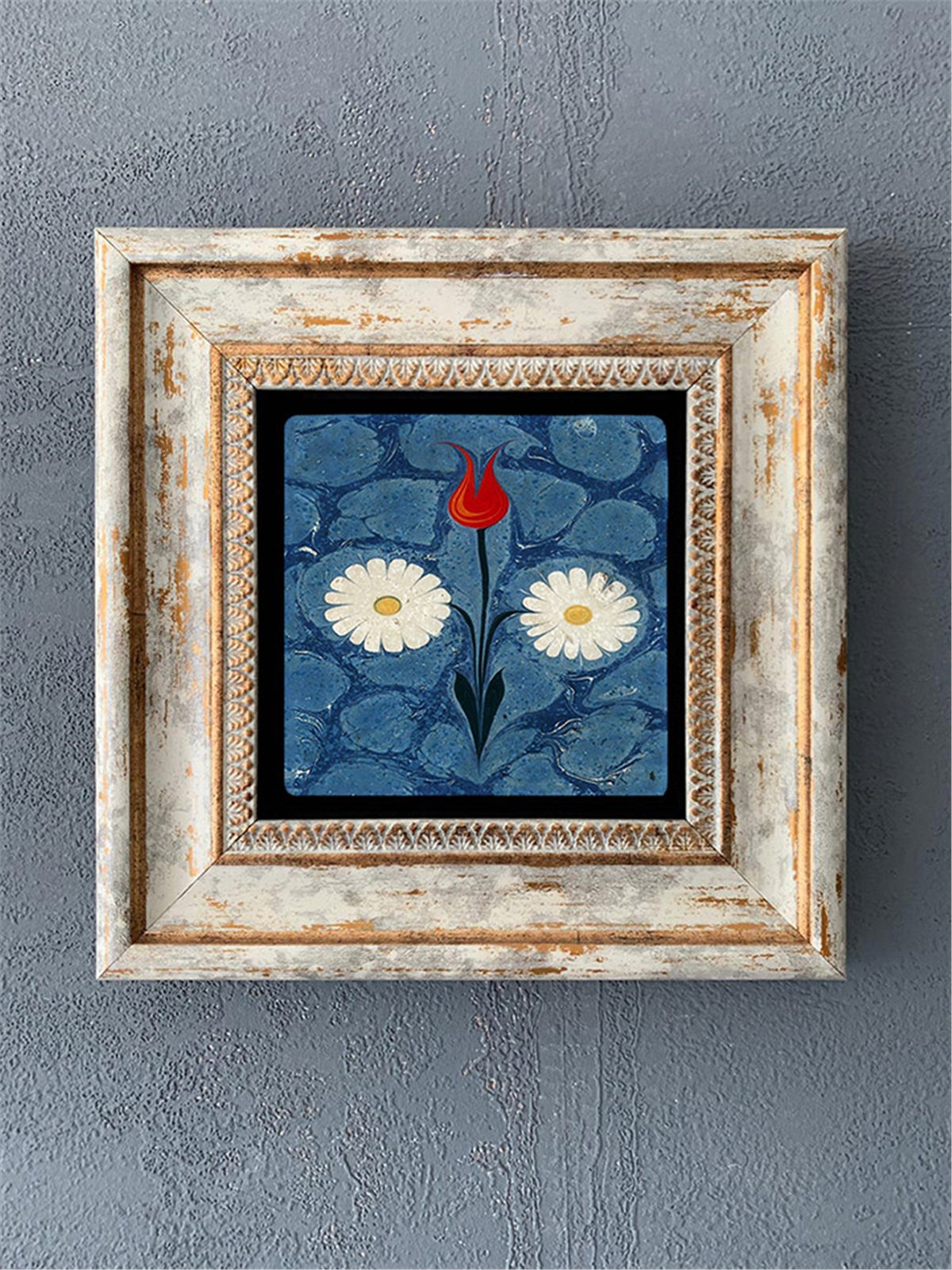 OSCAR STONE DECOR TEKLİ ÇERÇEVELİ DOĞALTAŞ DUVAR DEKORU / CDD1-40-494 (WALL DECOR)
