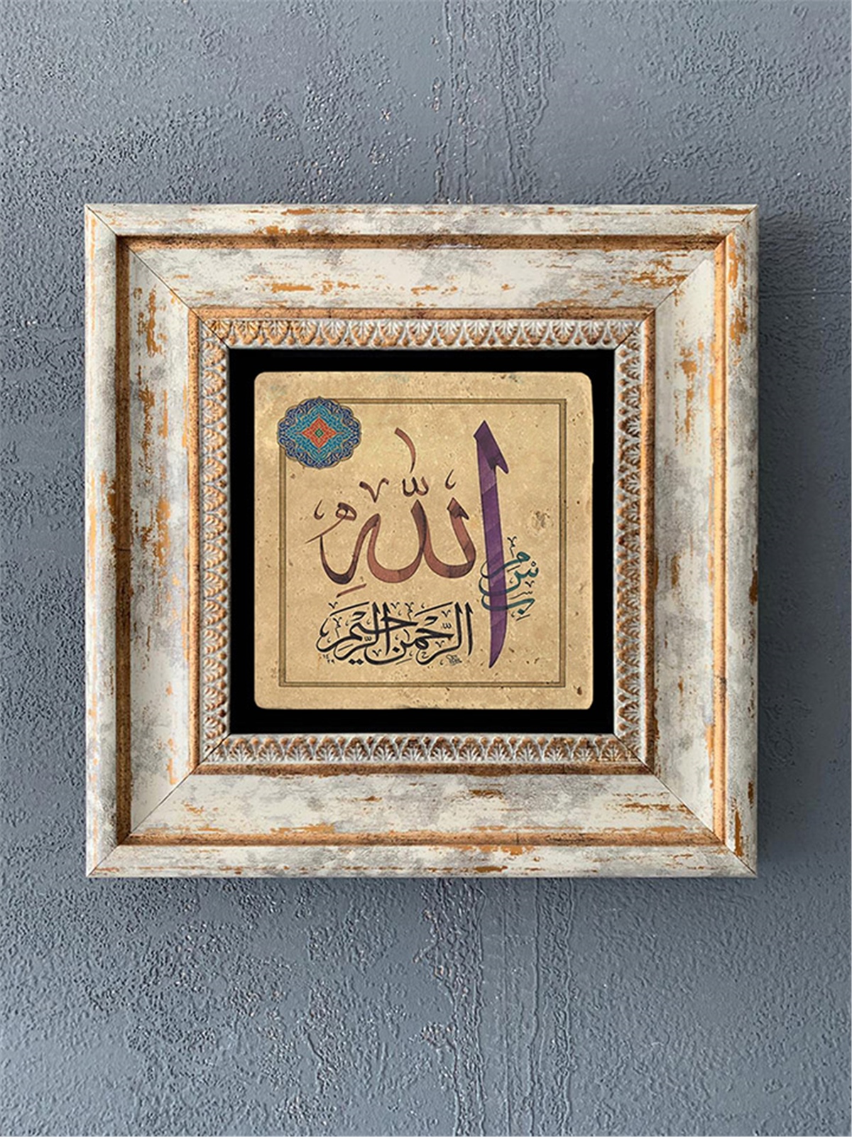 OSCAR STONE DECOR TEKLİ ÇERÇEVELİ DOĞALTAŞ DUVAR DEKORU / CDD1-40-372 (WALL DECOR)