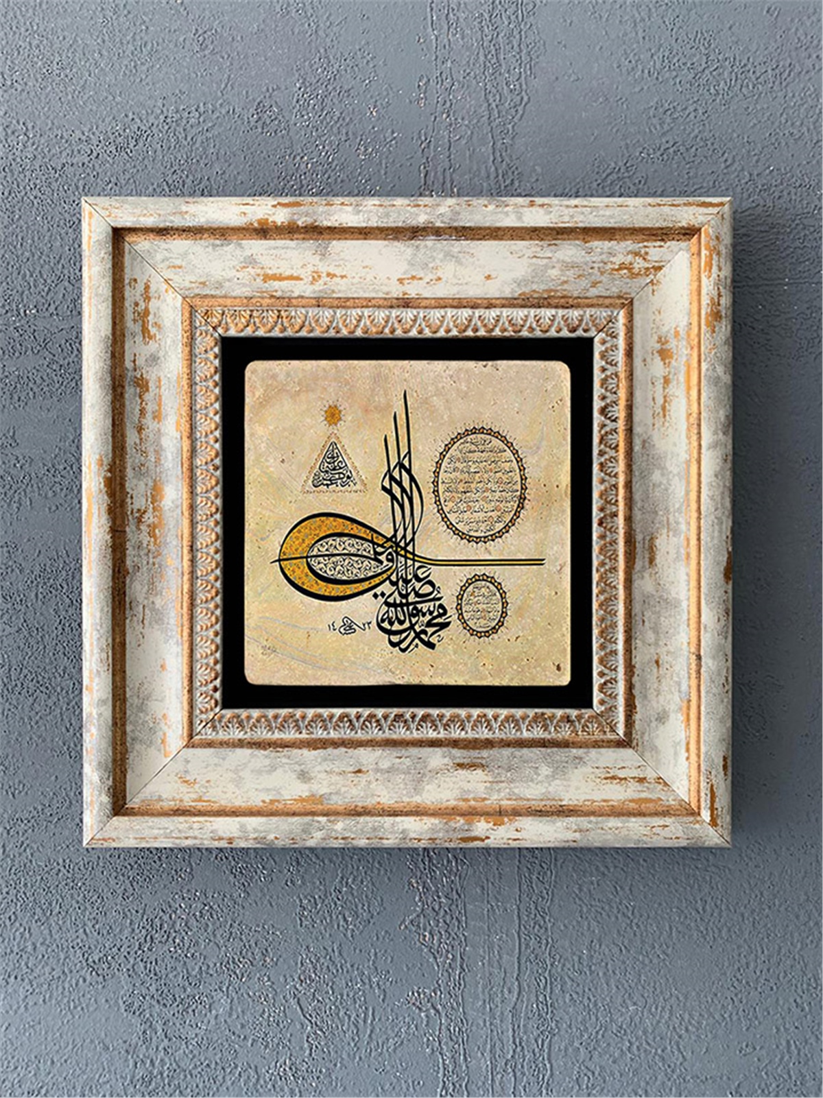 OSCAR STONE DECOR TEKLİ ÇERÇEVELİ DOĞALTAŞ DUVAR DEKORU / CDD1-40-421 (WALL DECOR)
