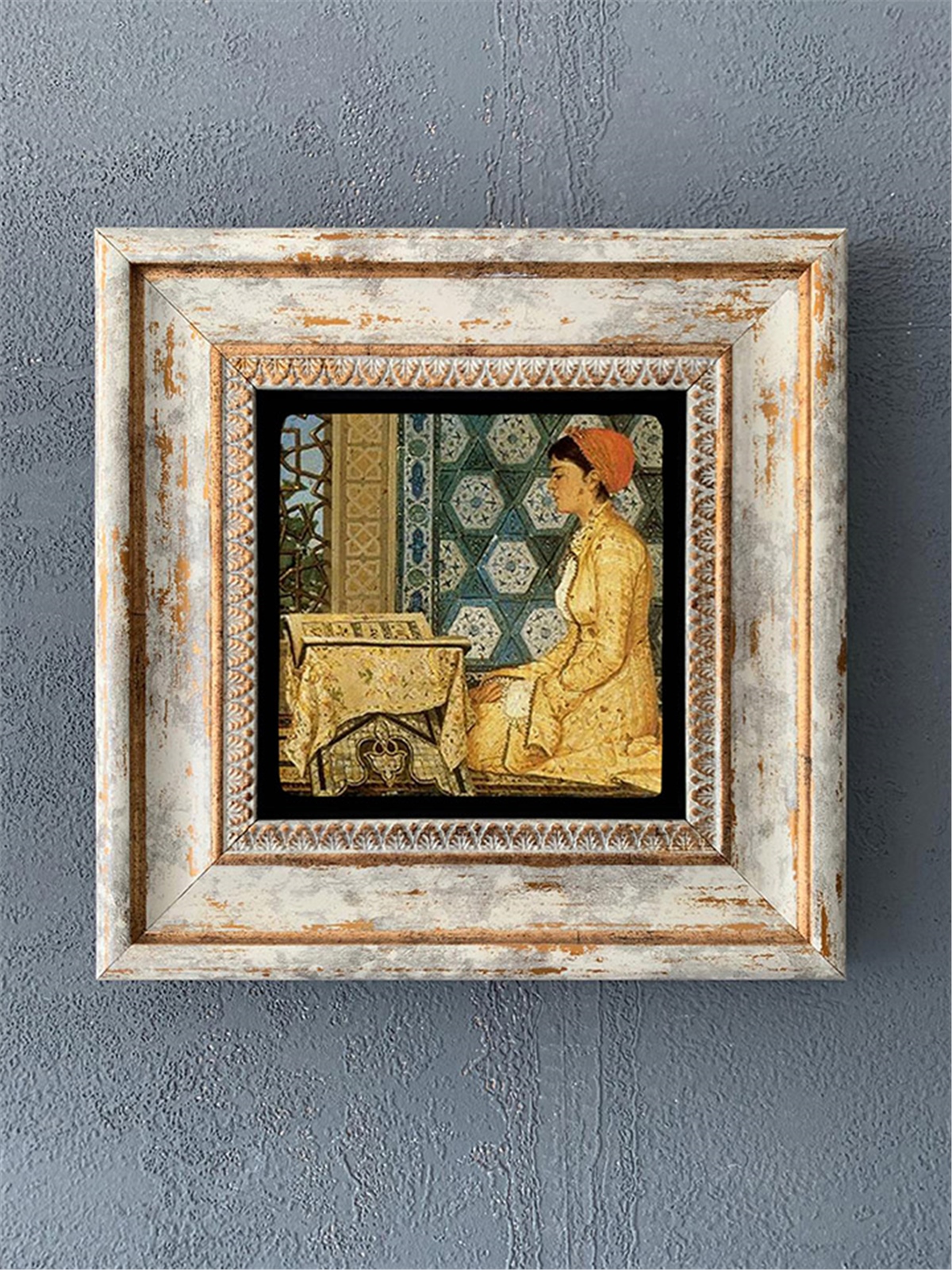 OSCAR STONE DECOR TEKLİ ÇERÇEVELİ DOĞALTAŞ DUVAR DEKORU / CDD1-40-173 (WALL DECOR)