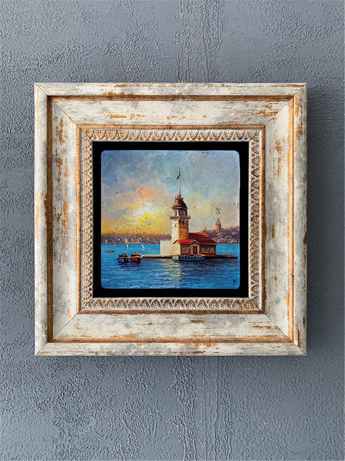 OSCAR STONE DECOR TEKLİ ÇERÇEVELİ DOĞALTAŞ DUVAR DEKORU / CDD1-40-018 (WALL DECOR)