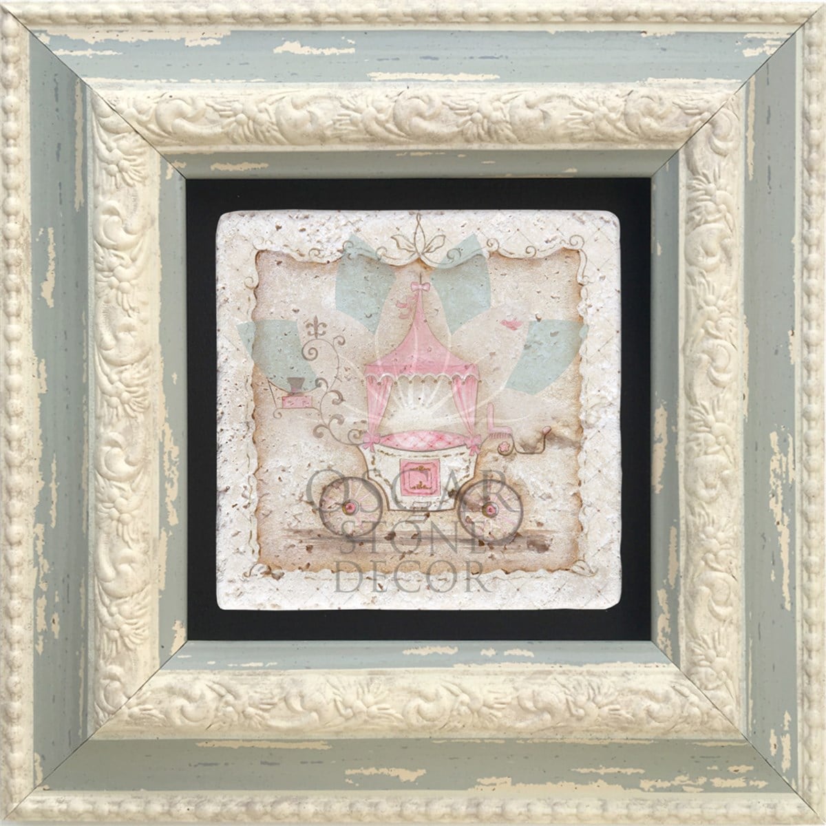 OSCAR STONE DECOR TEKLİ ÇERÇEVELİ DOĞALTAŞ DUVAR DEKORU / CDD-10-085 (WALL DECOR)