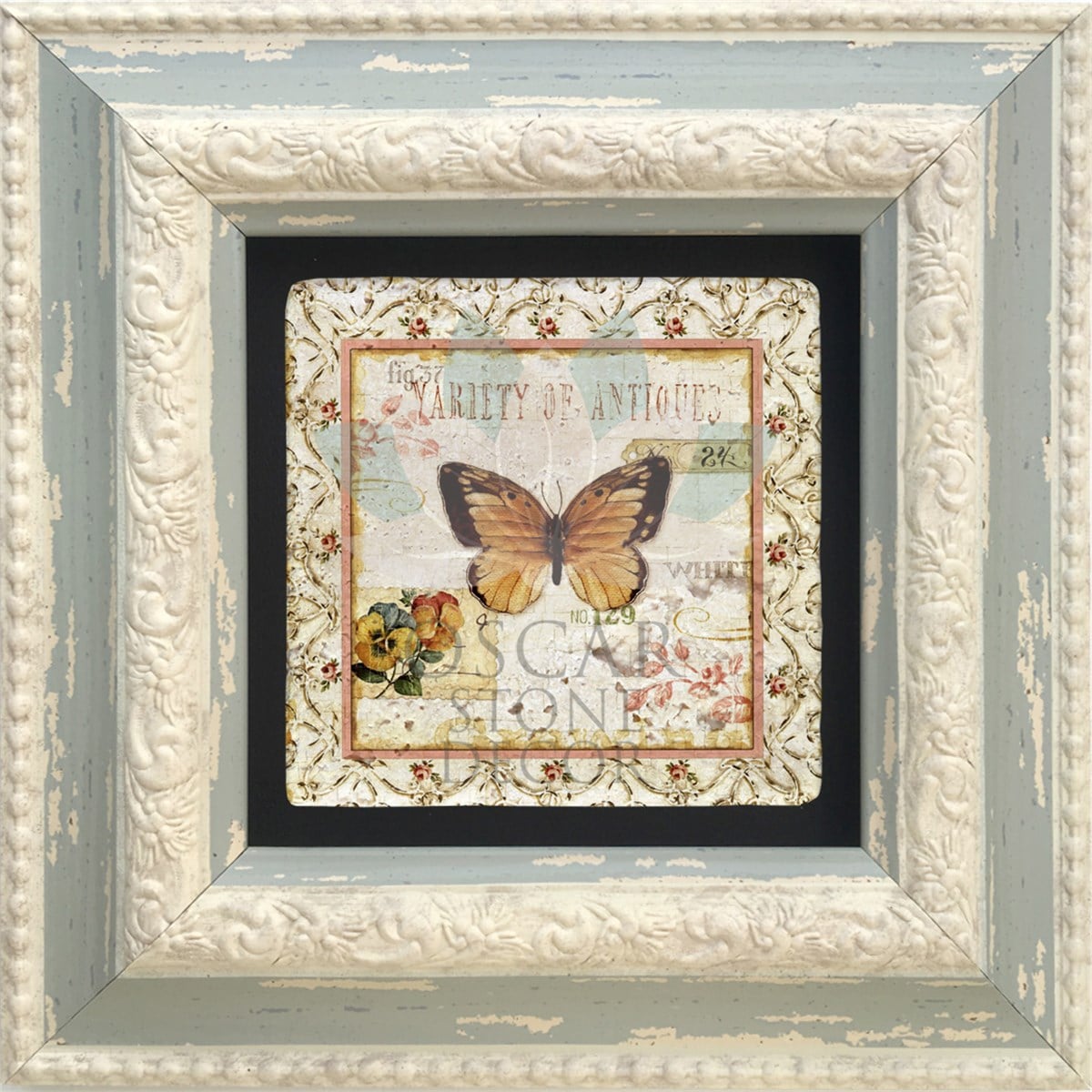 OSCAR STONE DECOR TEKLİ ÇERÇEVELİ DOĞALTAŞ DUVAR DEKORU / CDD-10-075 (WALL DECOR)