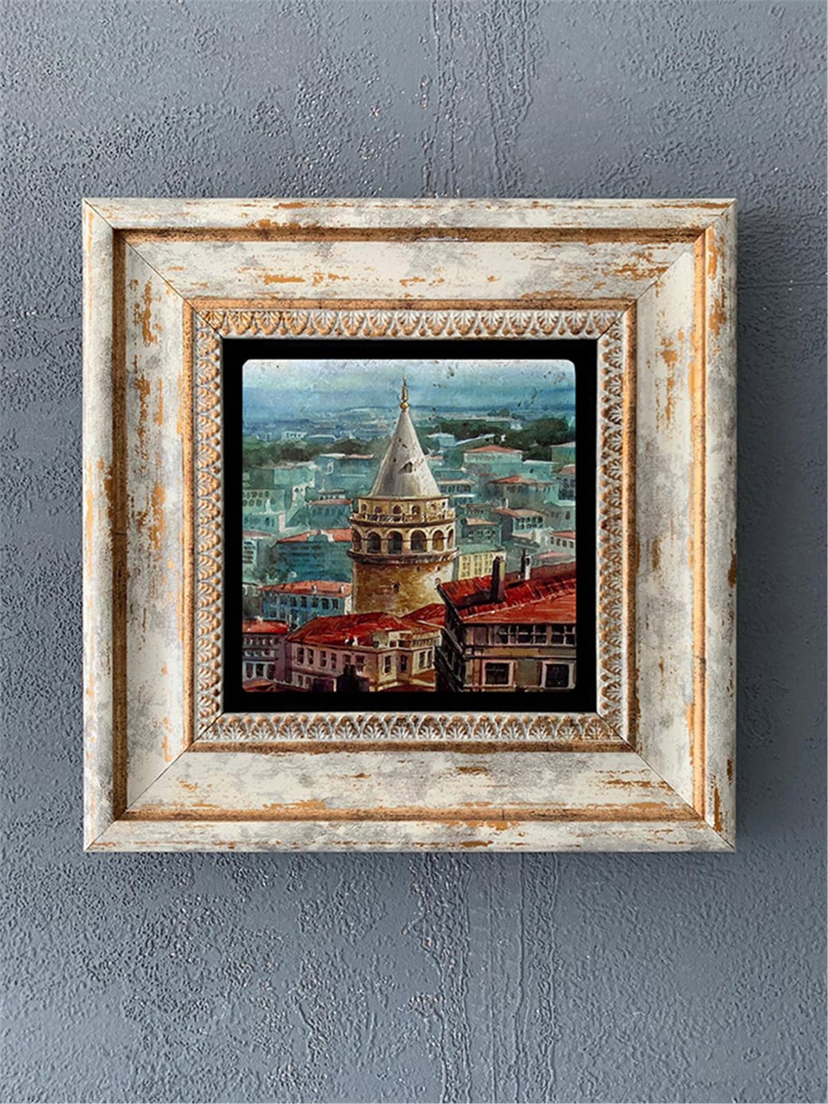 OSCAR STONE DECOR TEKLİ ÇERÇEVELİ DOĞALTAŞ DUVAR DEKORU / CDD1-40-044 (WALL DECOR)