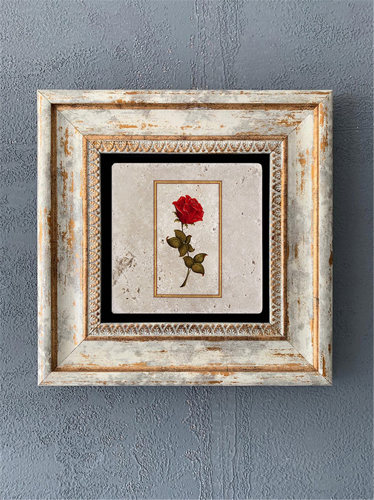 OSCAR STONE DECOR TEKLİ ÇERÇEVELİ DOĞALTAŞ DUVAR DEKORU / CDD1-40-492 (WALL DECOR)