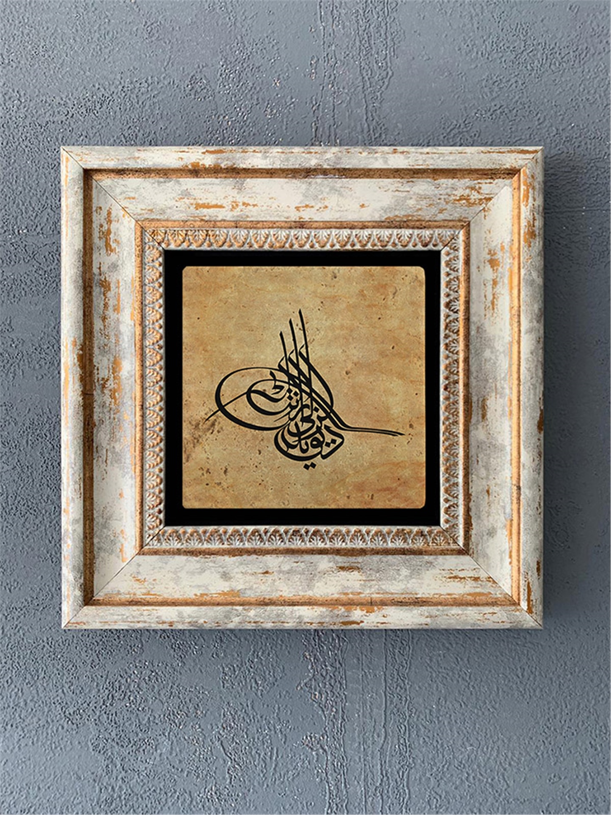 OSCAR STONE DECOR TEKLİ ÇERÇEVELİ DOĞALTAŞ DUVAR DEKORU / CDD1-40-410 (WALL DECOR)