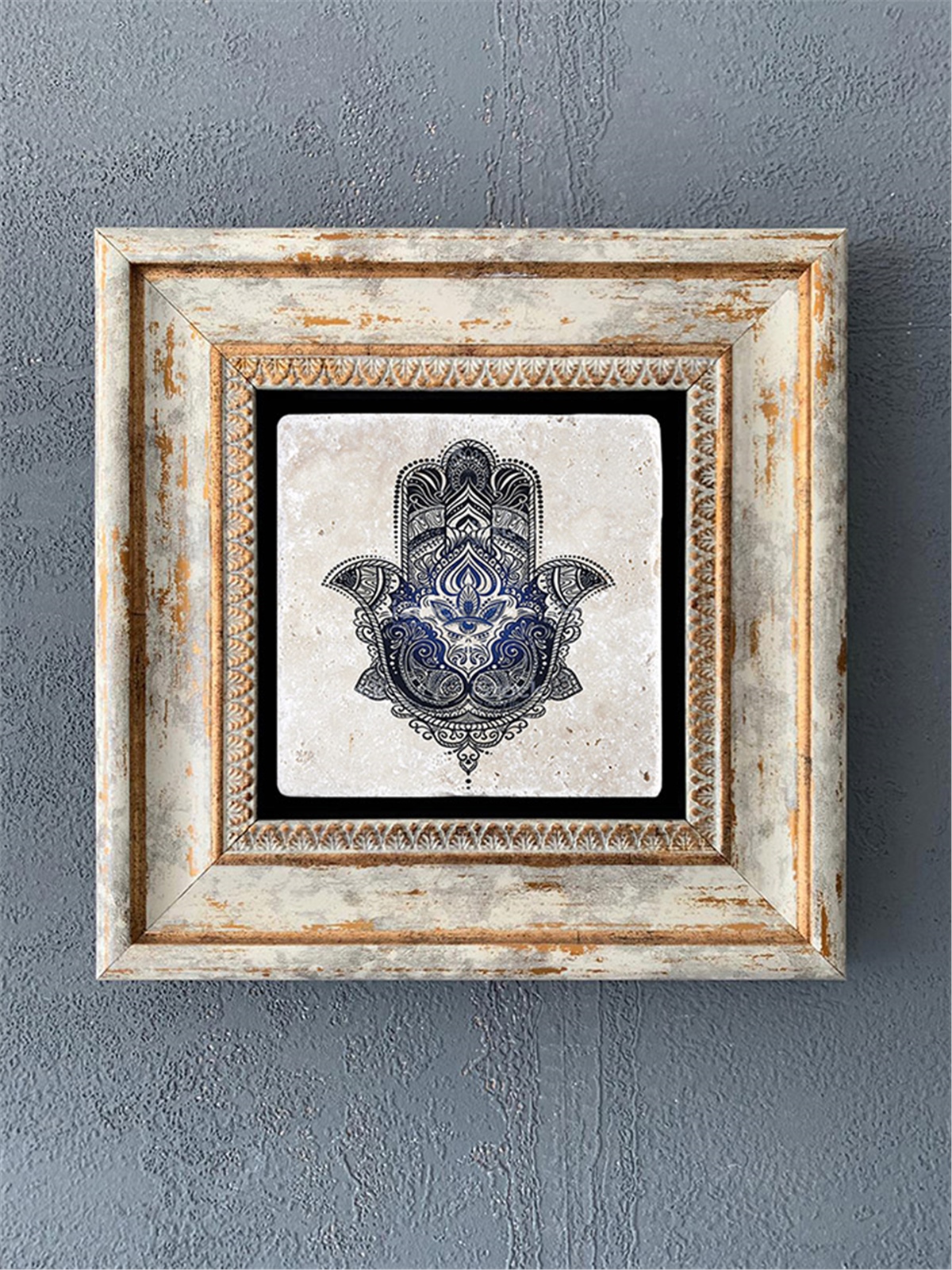 OSCAR STONE DECOR TEKLİ ÇERÇEVELİ DOĞALTAŞ DUVAR DEKORU / CDD1-40-122 (WALL DECOR)