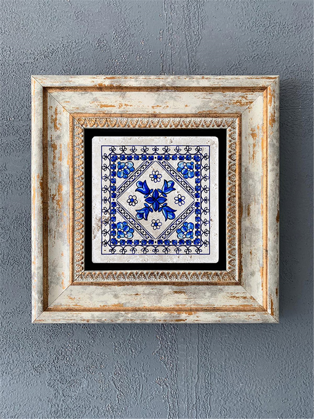 OSCAR STONE DECOR TEKLİ ÇERÇEVELİ DOĞALTAŞ DUVAR DEKORU / CDD1-40-232 (WALL DECOR)