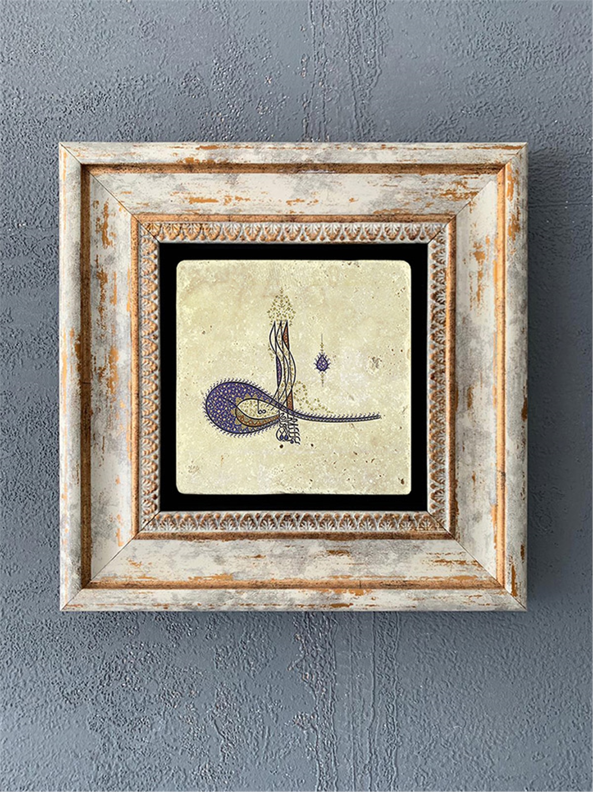 OSCAR STONE DECOR TEKLİ ÇERÇEVELİ DOĞALTAŞ DUVAR DEKORU / CDD1-40-437 (WALL DECOR)