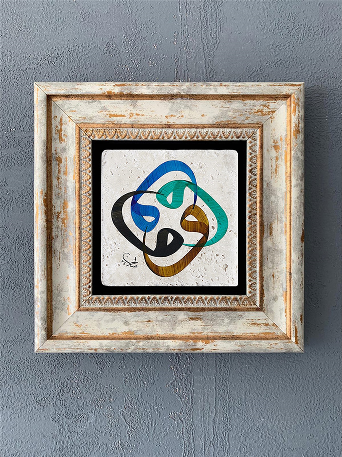 OSCAR STONE DECOR TEKLİ ÇERÇEVELİ DOĞALTAŞ DUVAR DEKORU / CDD1-40-323 (WALL DECOR)