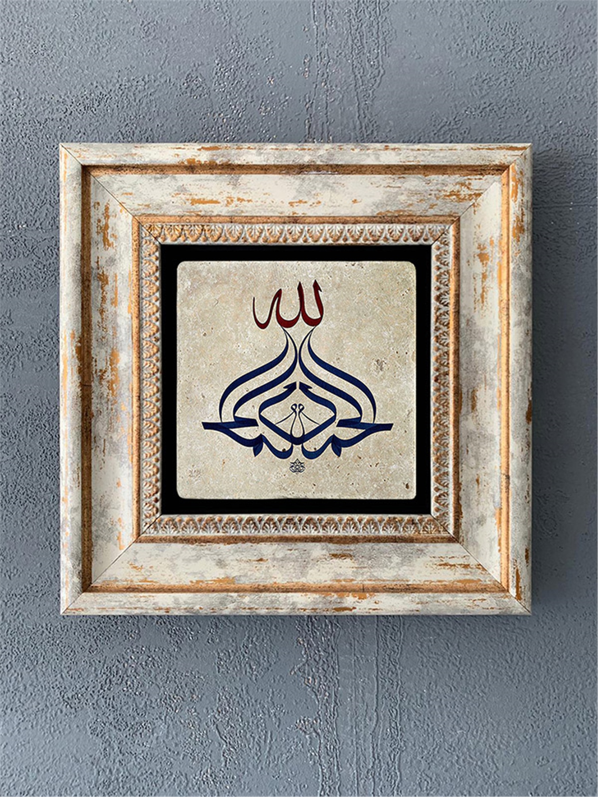 OSCAR STONE DECOR TEKLİ ÇERÇEVELİ DOĞALTAŞ DUVAR DEKORU / CDD1-40-317 (WALL DECOR)