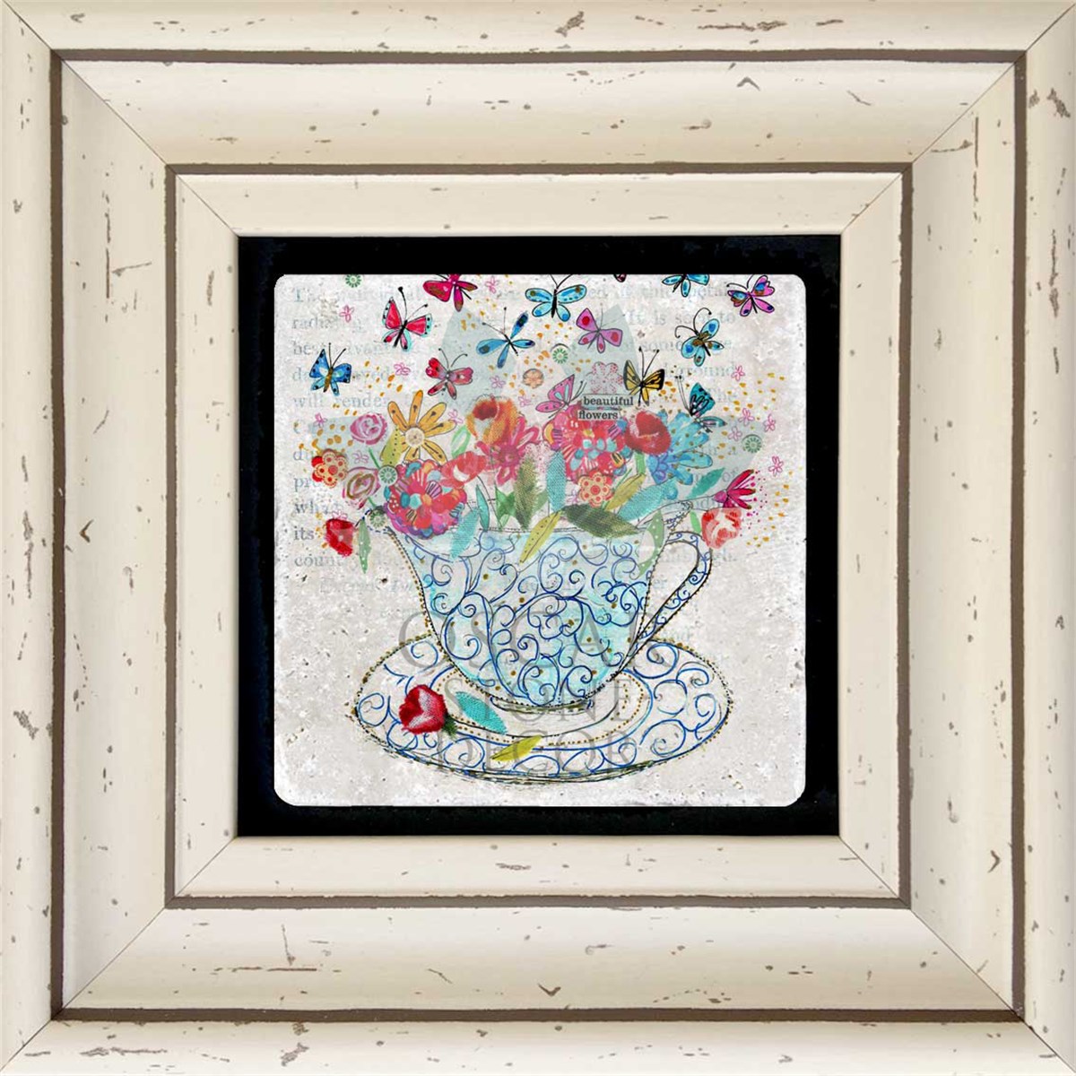OSCAR STONE DECOR TEKLİ ÇERÇEVELİ DOĞALTAŞ DUVAR DEKORU / CDD-30-104 (WALL DECOR)