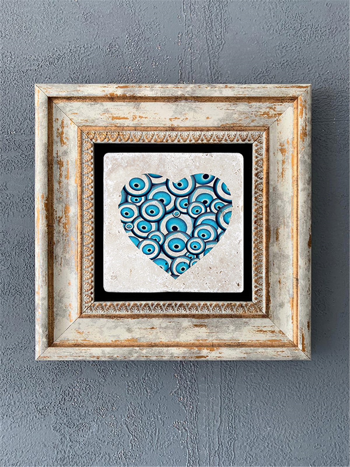 OSCAR STONE DECOR TEKLİ ÇERÇEVELİ DOĞALTAŞ DUVAR DEKORU / CDD1-40-503 (WALL DECOR)