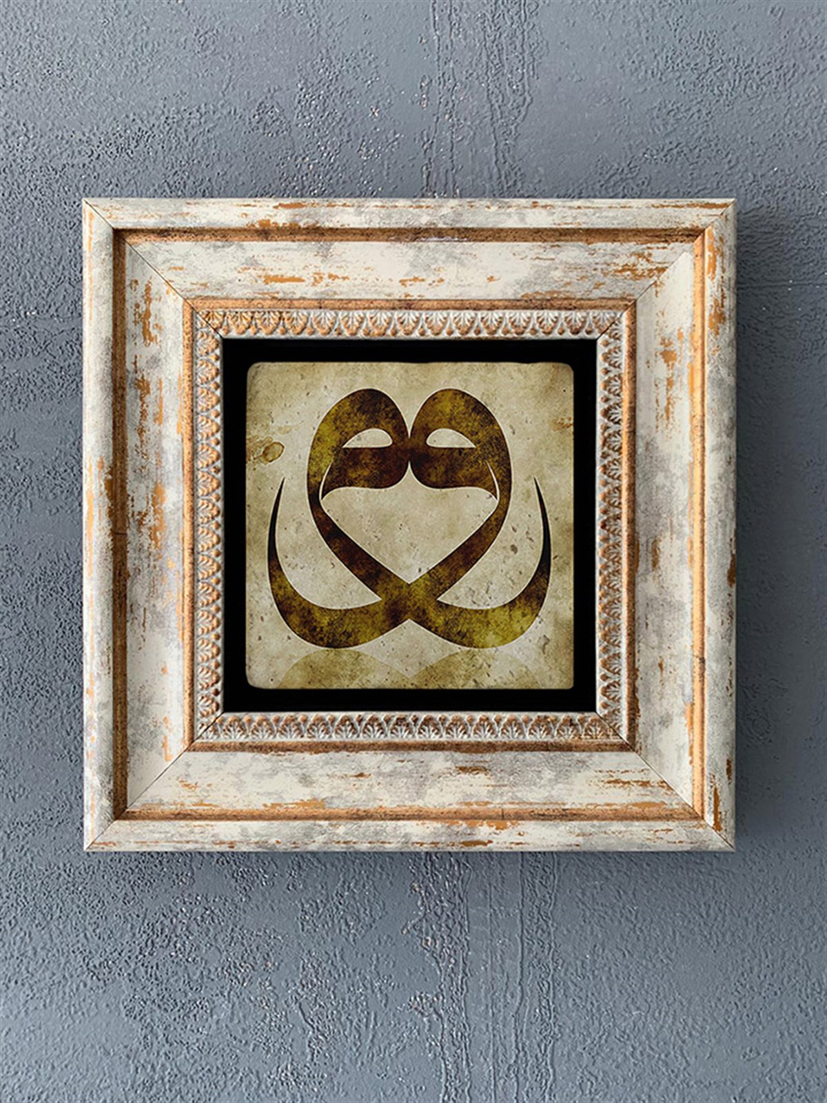 OSCAR STONE DECOR TEKLİ ÇERÇEVELİ DOĞALTAŞ DUVAR DEKORU / CDD1-40-407 (WALL DECOR)