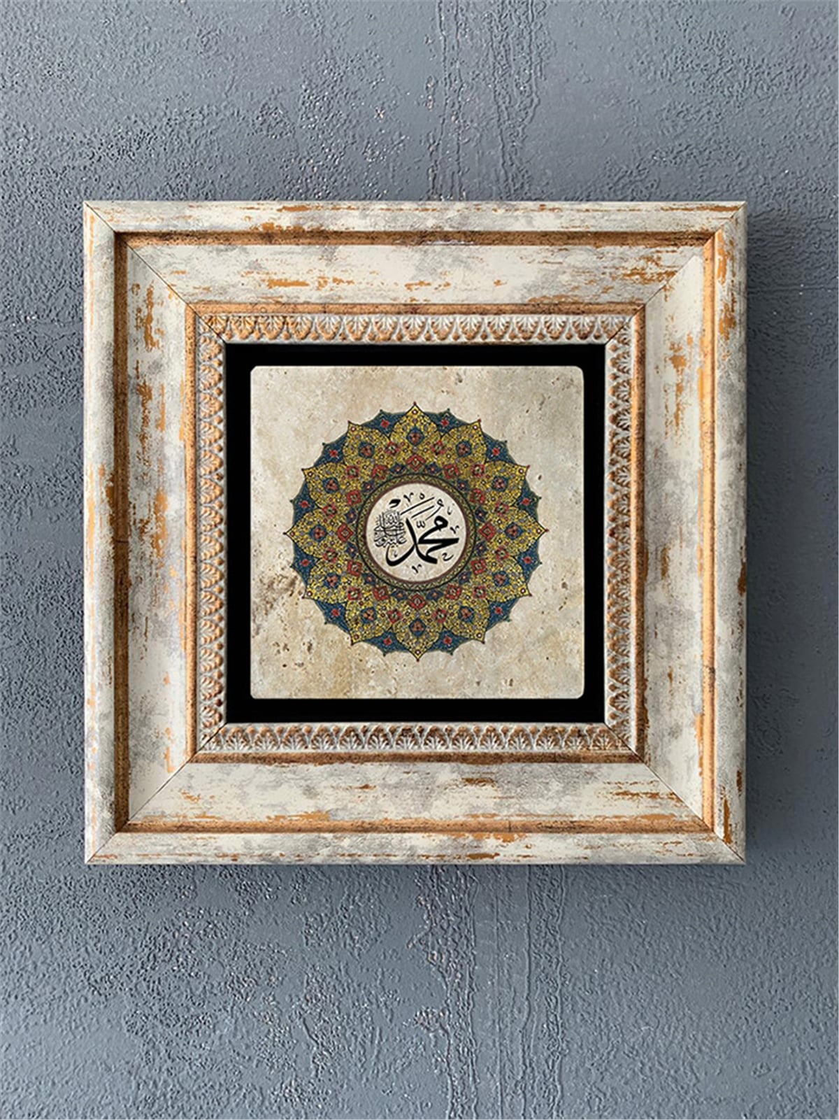 OSCAR STONE DECOR TEKLİ ÇERÇEVELİ DOĞALTAŞ DUVAR DEKORU / CDD1-40-426 (WALL DECOR)
