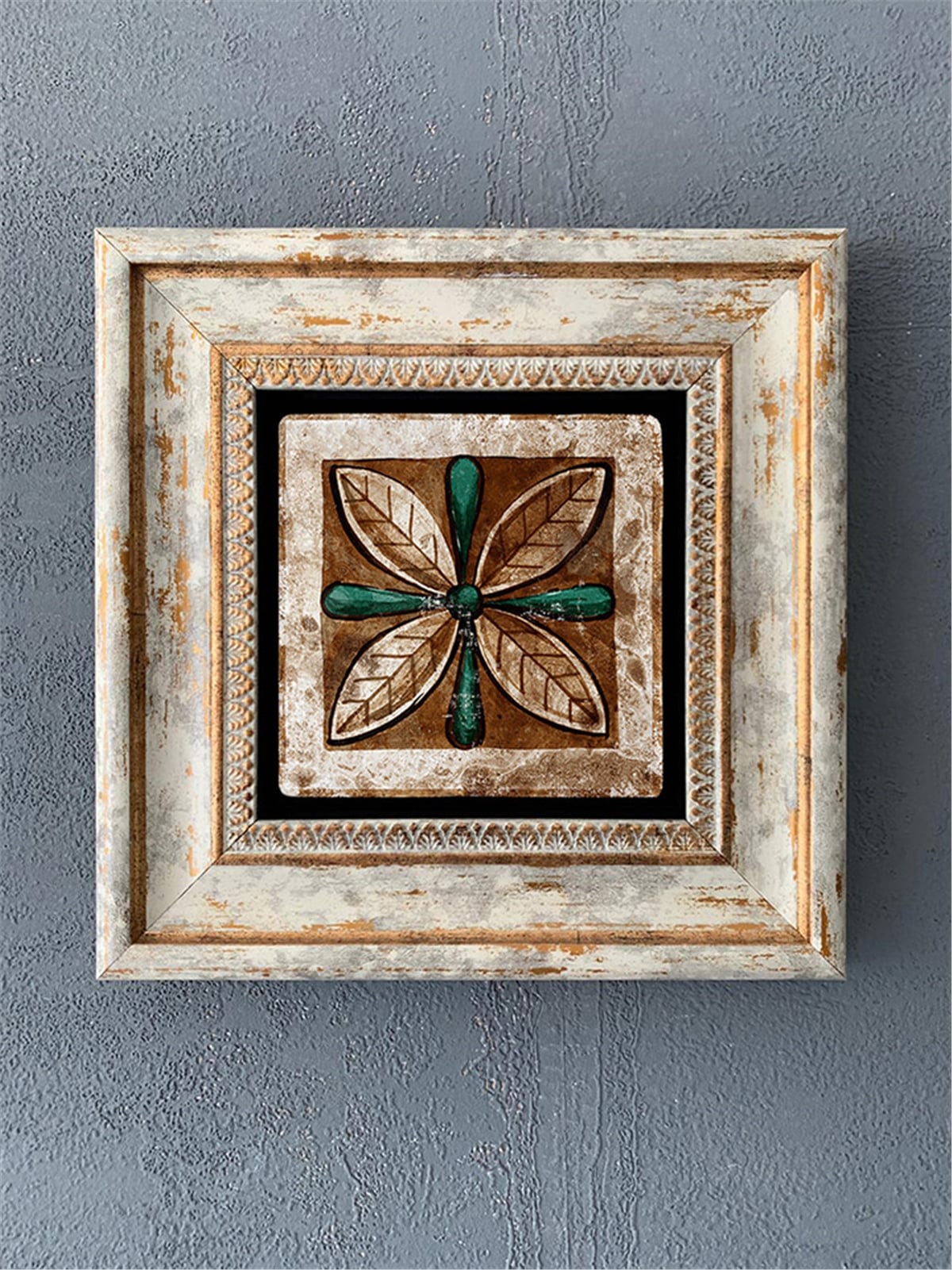 OSCAR STONE DECOR TEKLİ ÇERÇEVELİ DOĞALTAŞ DUVAR DEKORU / CDD1-40-226 (WALL DECOR)