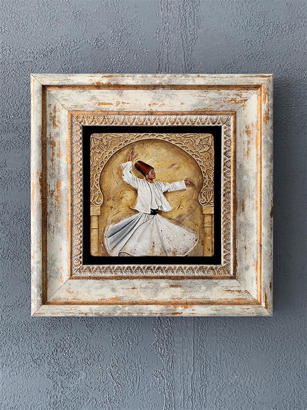 OSCAR STONE DECOR TEKLİ ÇERÇEVELİ DOĞALTAŞ DUVAR DEKORU / CDD1-40-068 (WALL DECOR)