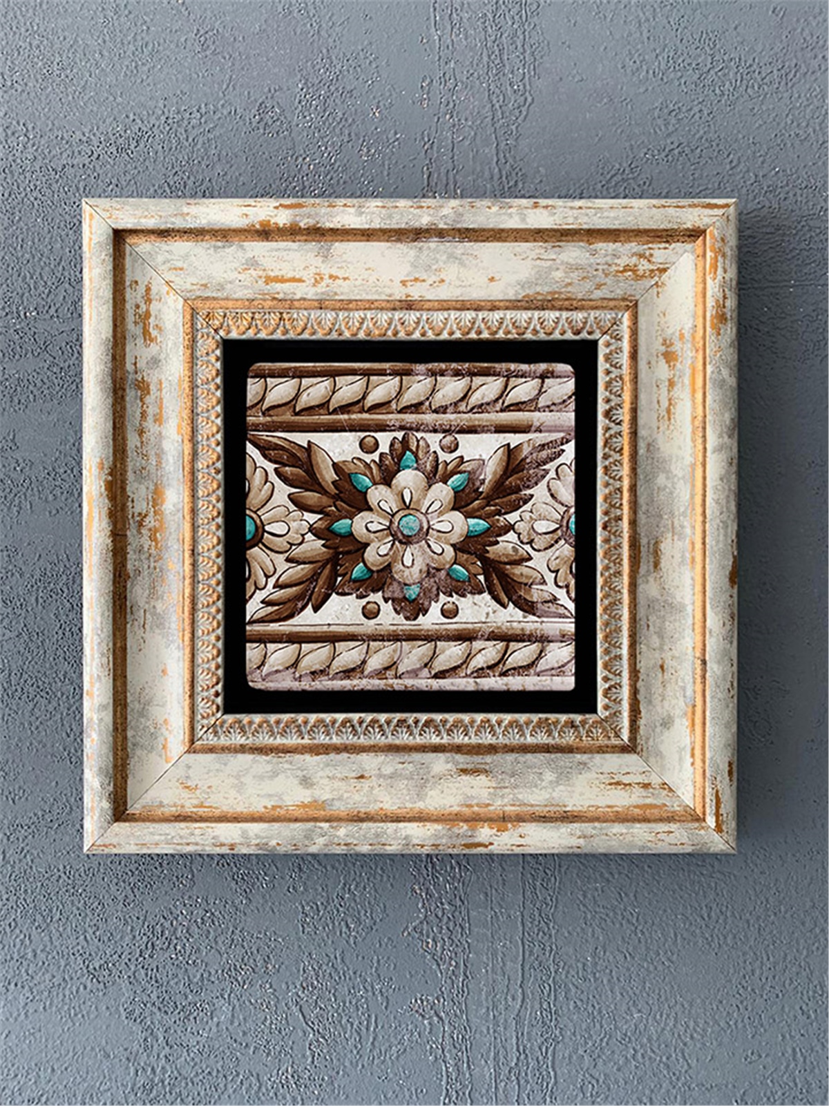 OSCAR STONE DECOR TEKLİ ÇERÇEVELİ DOĞALTAŞ DUVAR DEKORU / CDD1-40-221 (WALL DECOR)
