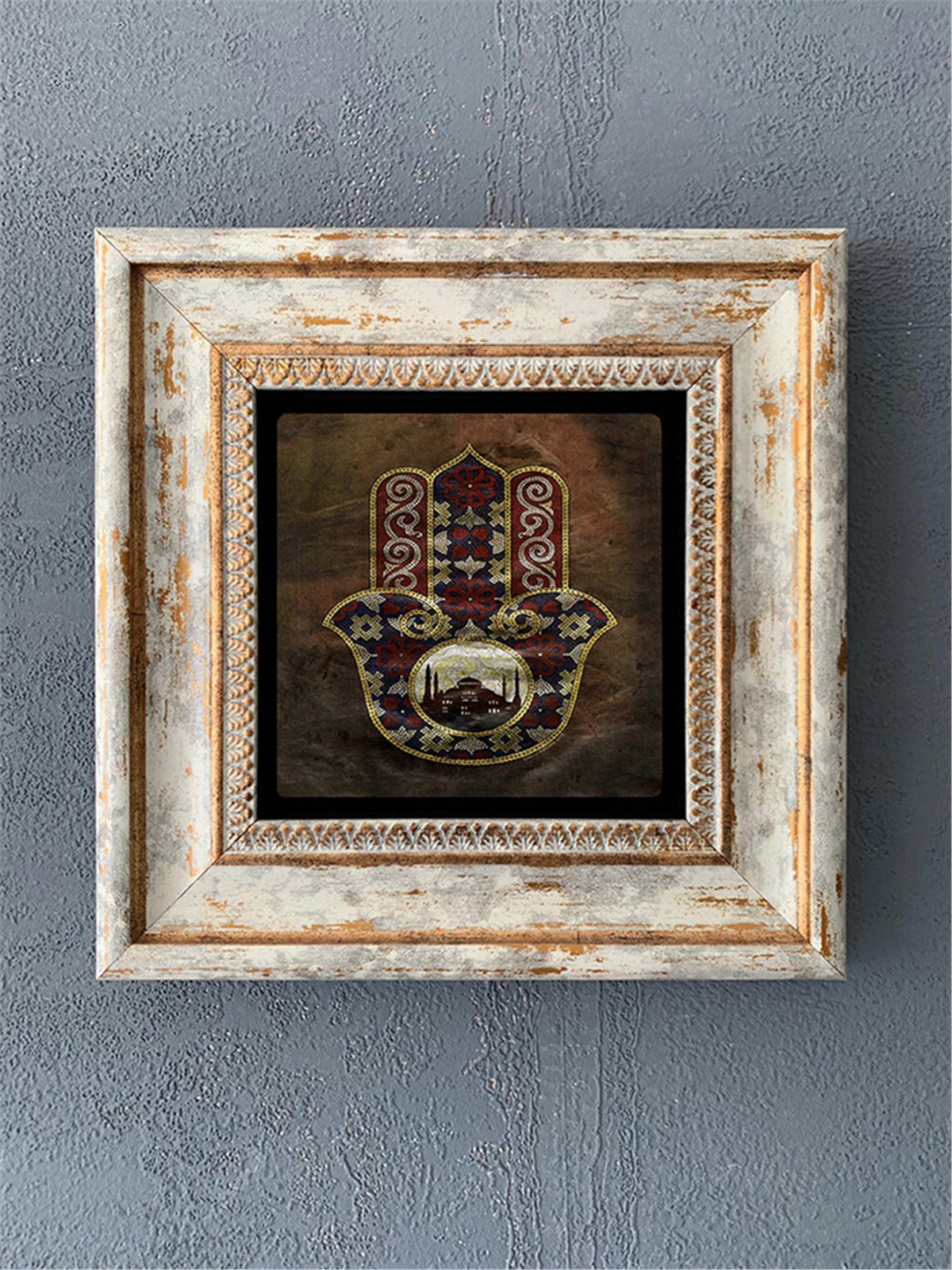 OSCAR STONE DECOR TEKLİ ÇERÇEVELİ DOĞALTAŞ DUVAR DEKORU / CDD1-40-108 (WALL DECOR)